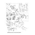 Poulan 96042010800 head-cylinder/blower housing diagram