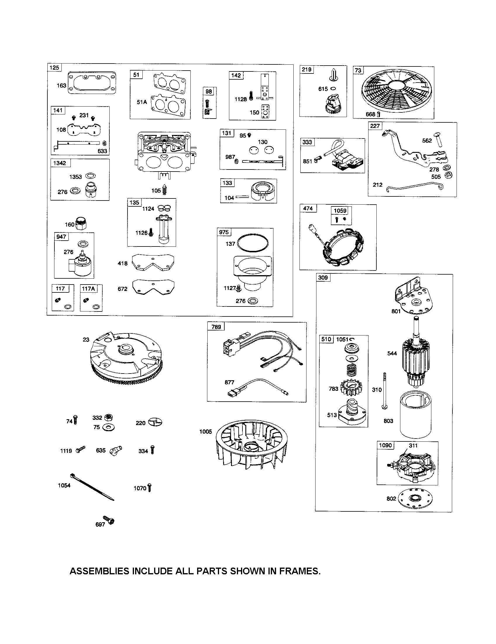 Poulan 96042010800 carburetor/motor-starter diagram