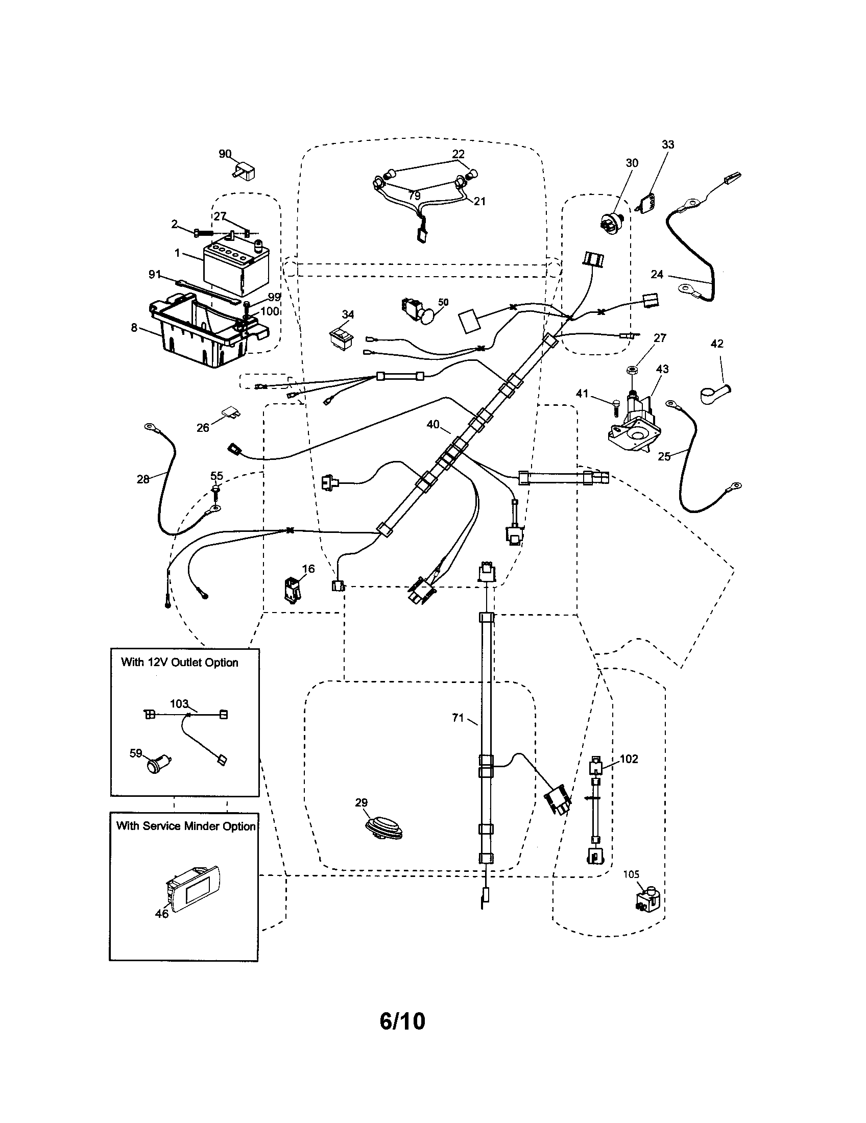 Husqvarna 917289640 electrical diagram