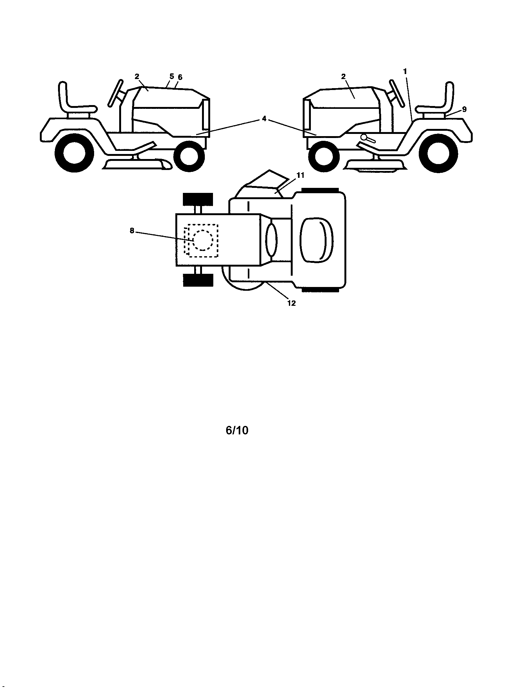Husqvarna 917289610 decals diagram