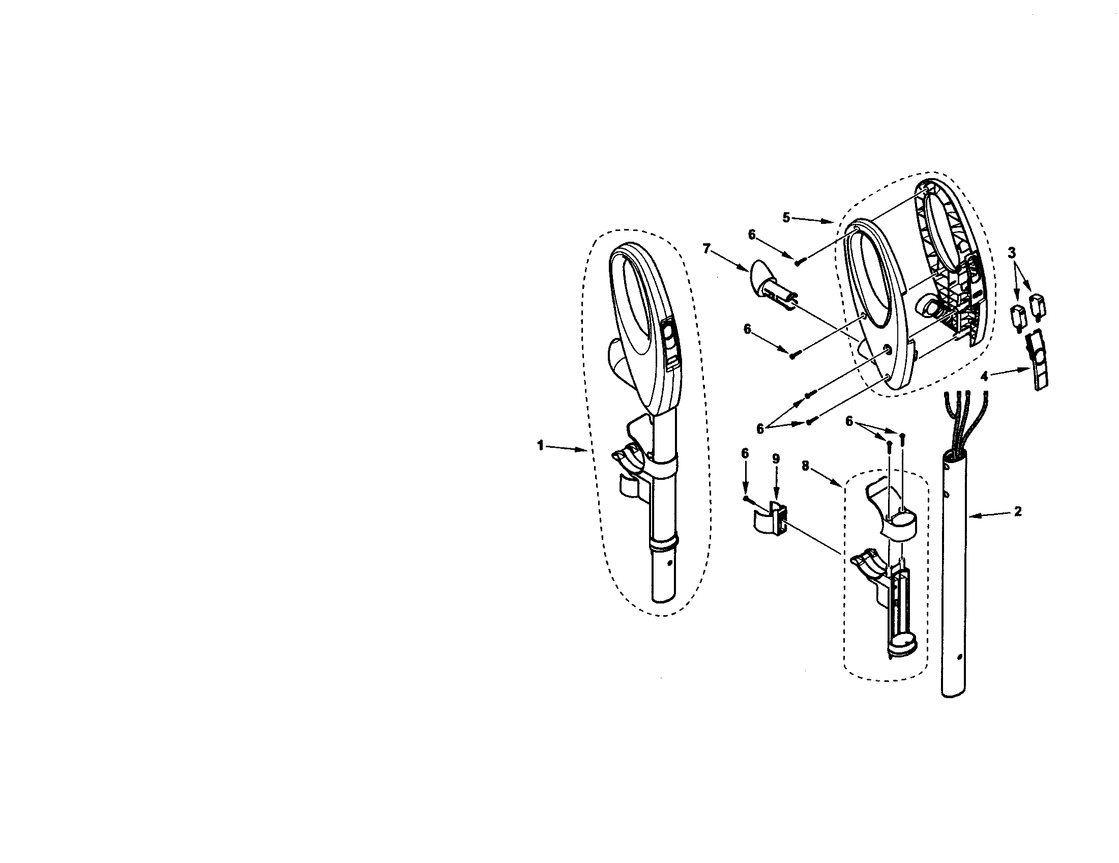 Kenmore 11631810010 handle diagram