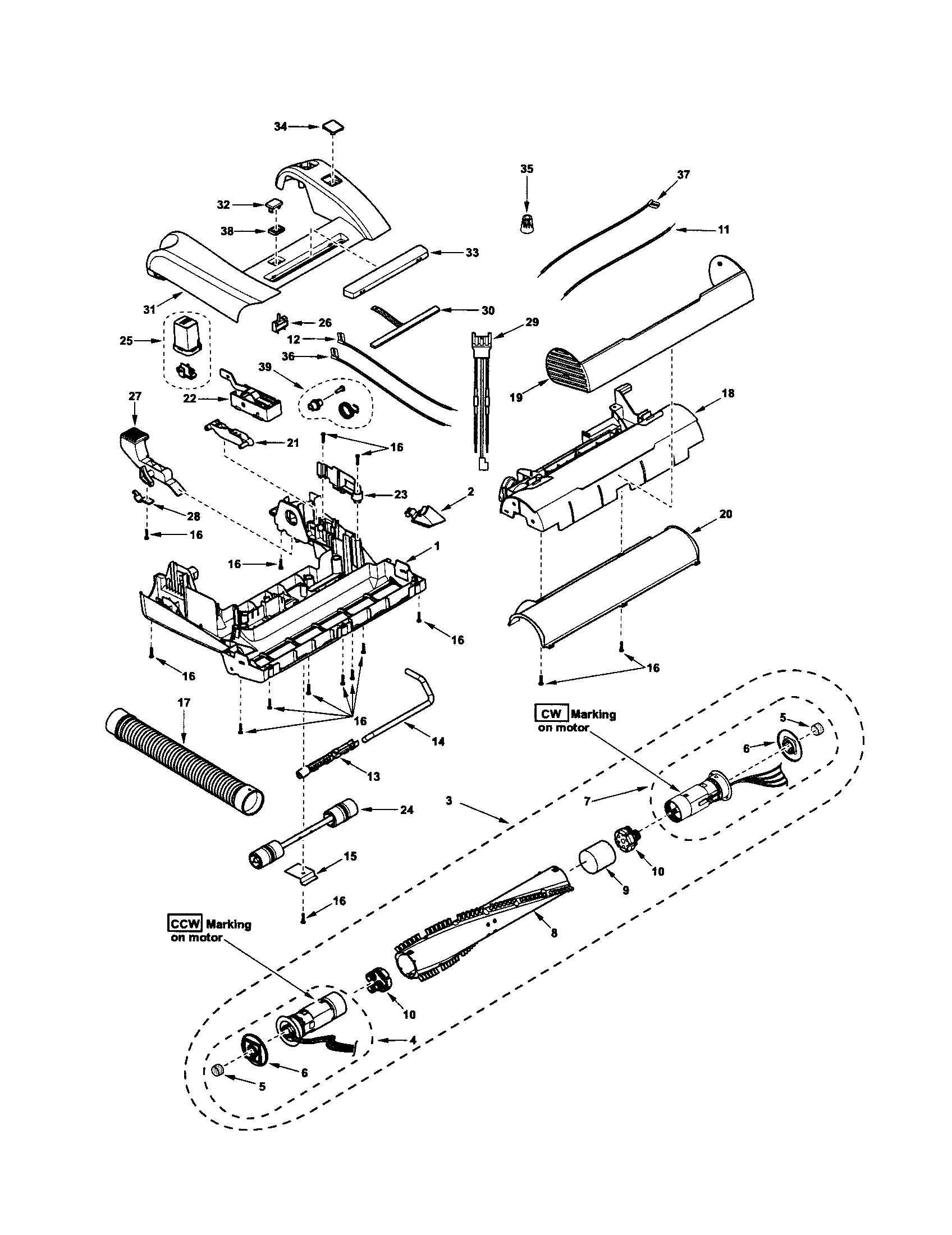 Kenmore 11631810010 nozzle diagram