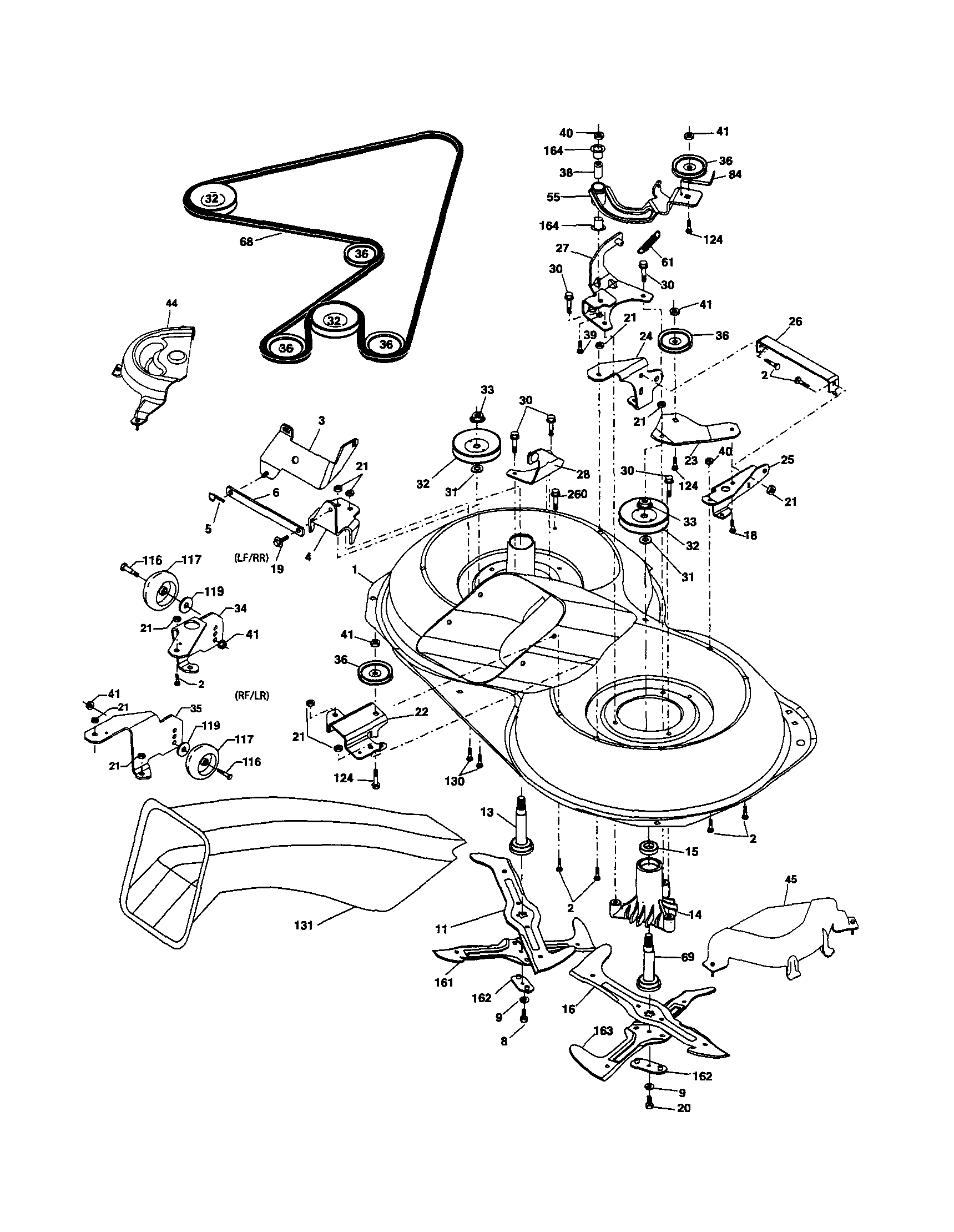 Craftsman 917254602 mower diagram