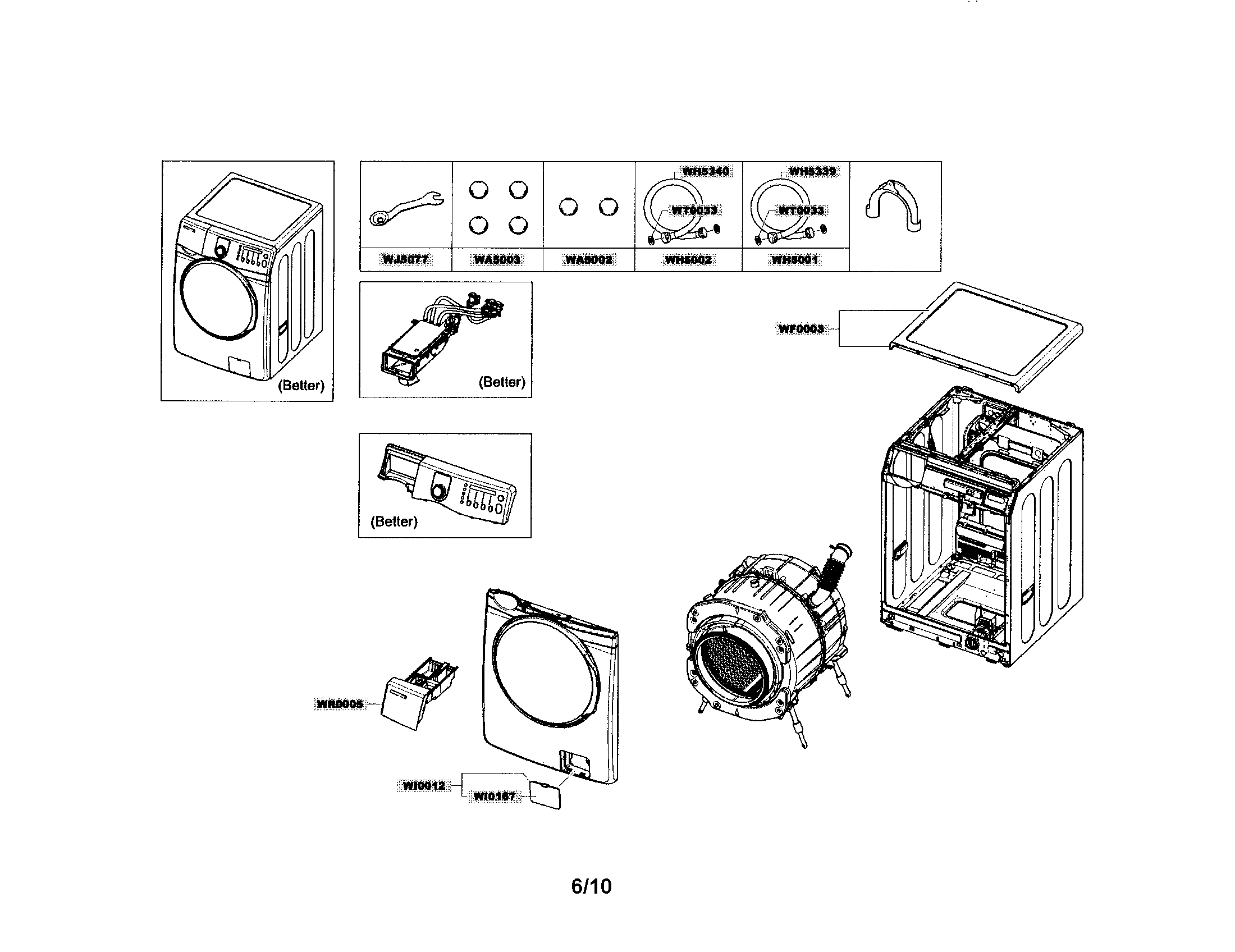 Samsung WF409ANW/XAA-01 main diagram