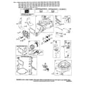 Craftsman 917387490 cylinder/crankshaft/sump diagram