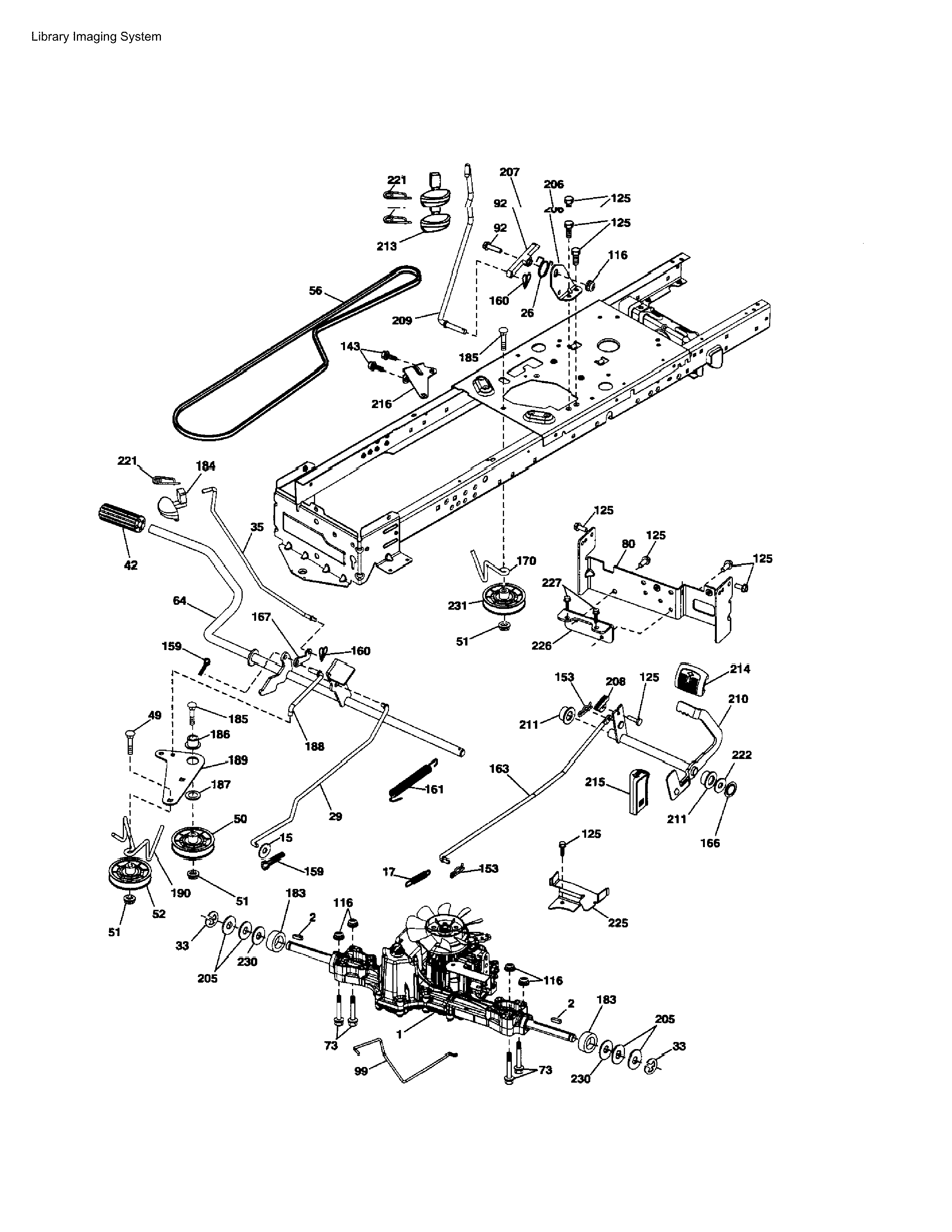 Husqvarna 917289630 drive diagram