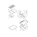 Frigidaire FFTR2126LQ0 shelves diagram