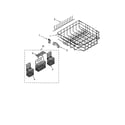 Kenmore 66513839K600 lower rack diagram