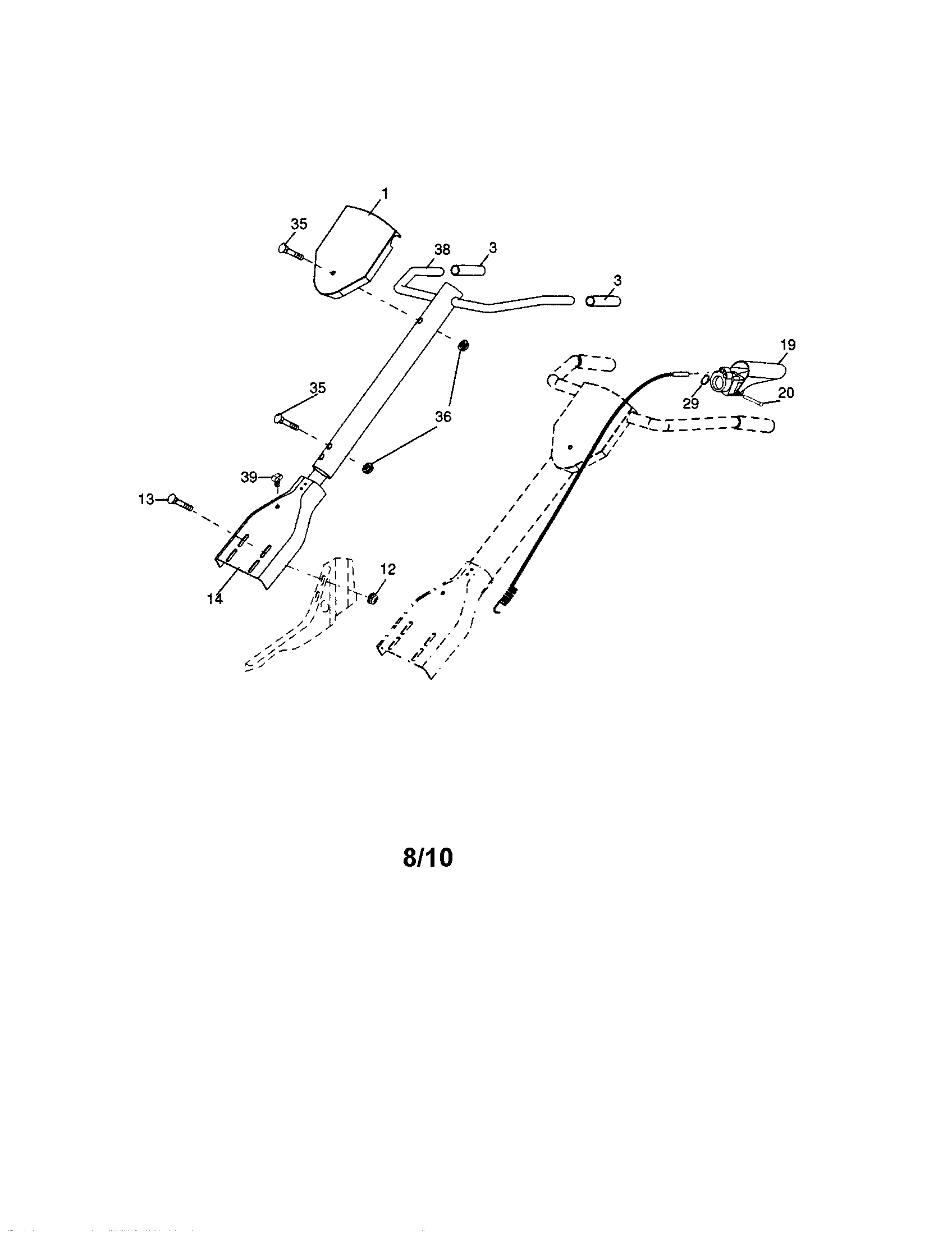 Craftsman 917299013 handles diagram