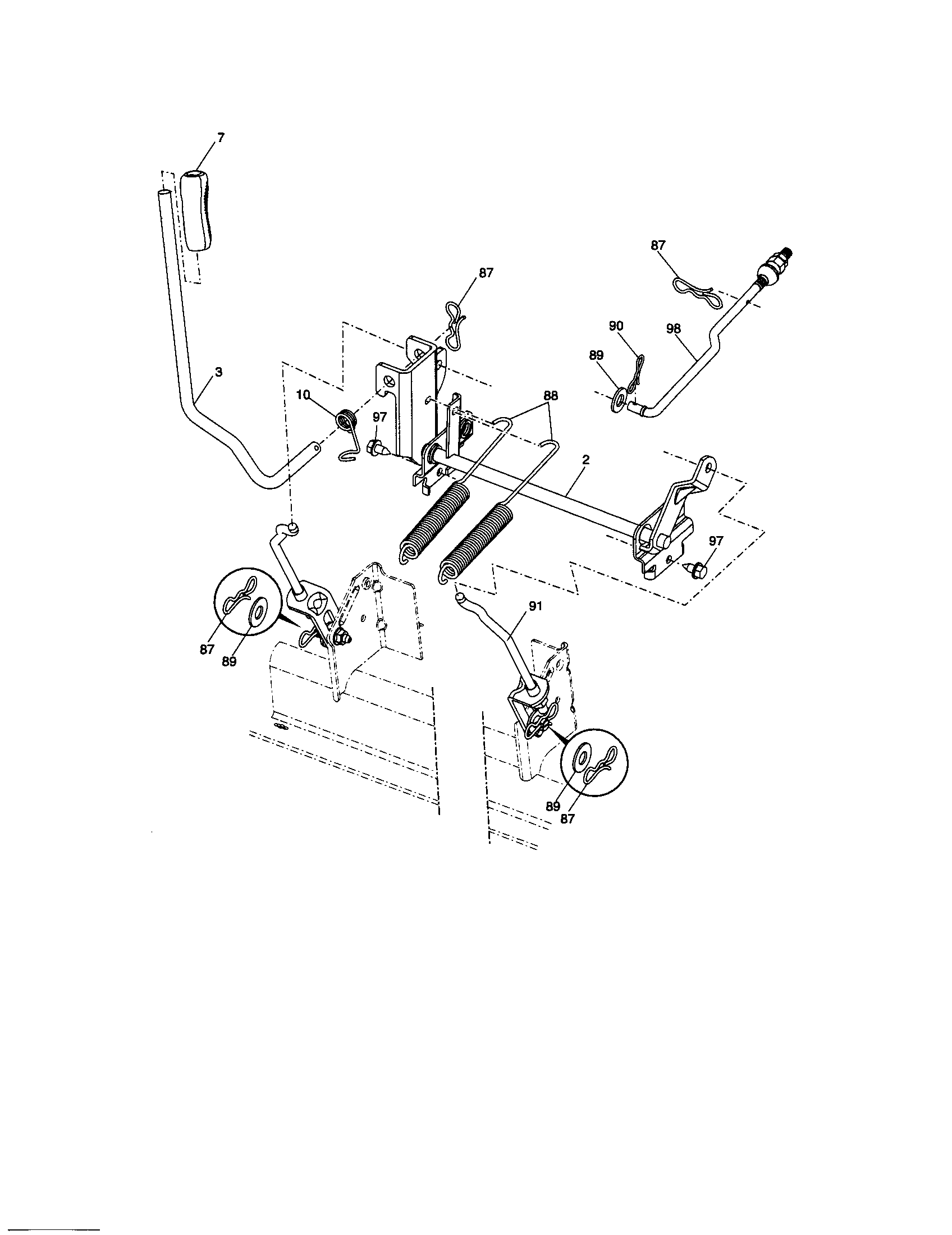 Craftsman 917276845 lift diagram