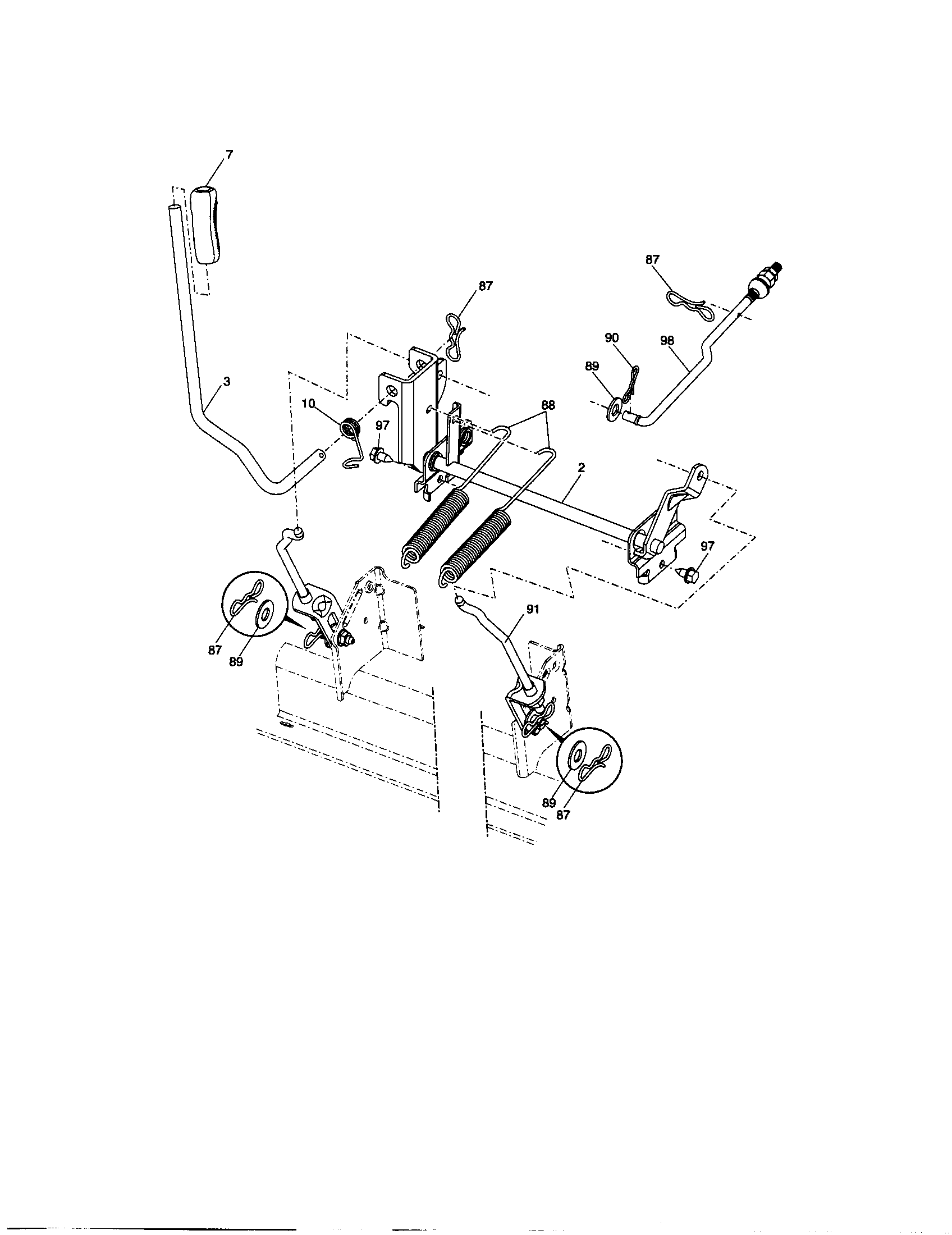 Craftsman 917276864 lift diagram