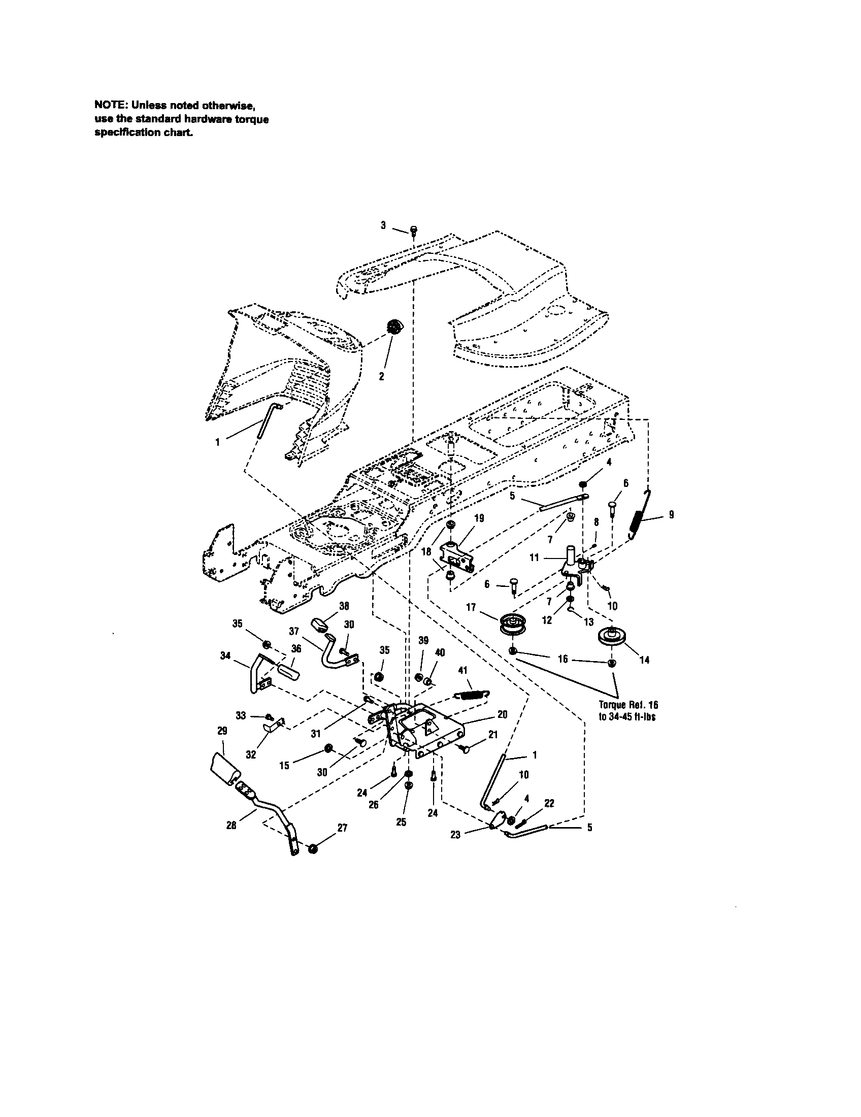 MTD PGT9500 controls diagram