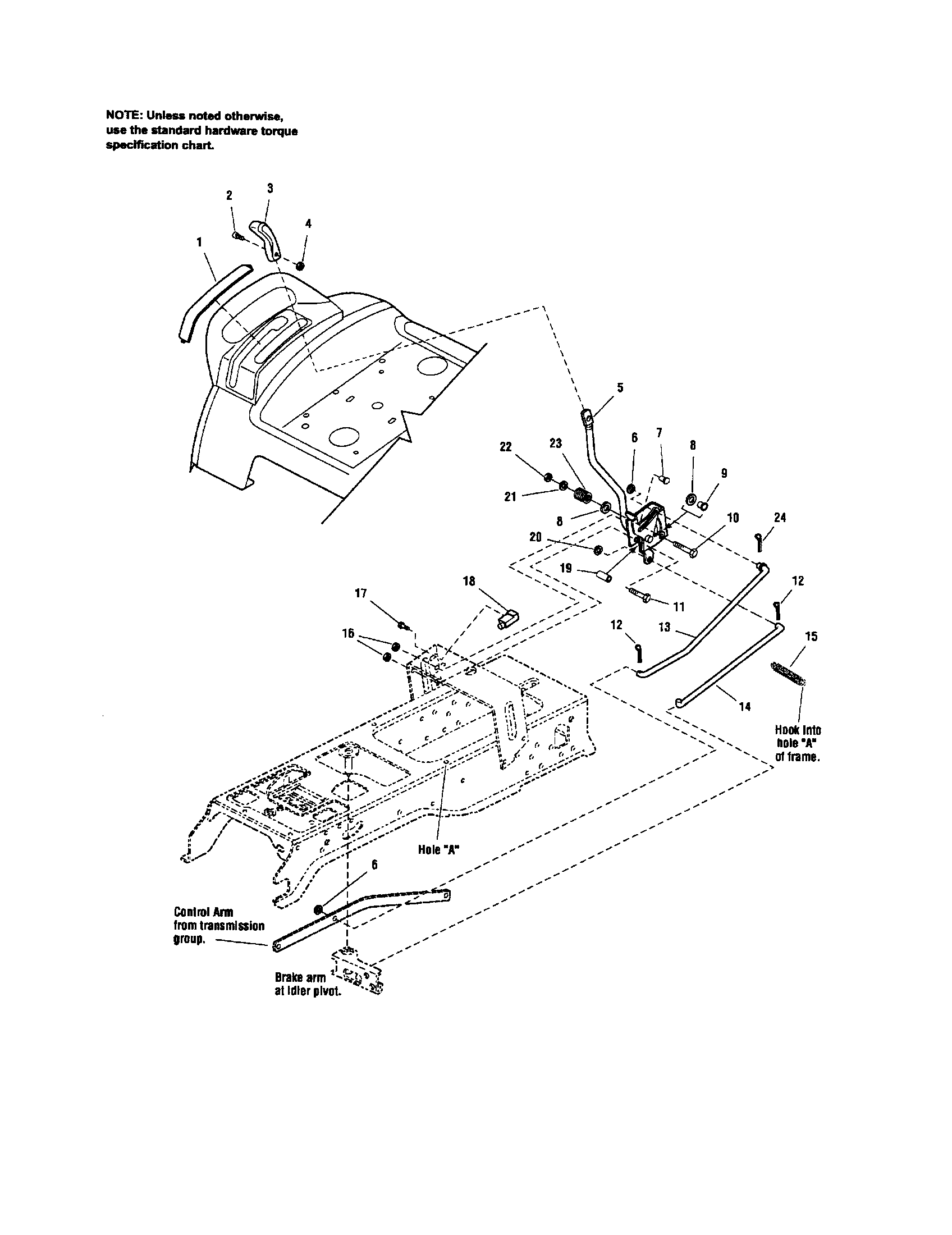 MTD PGT9500 controls-cruise control diagram