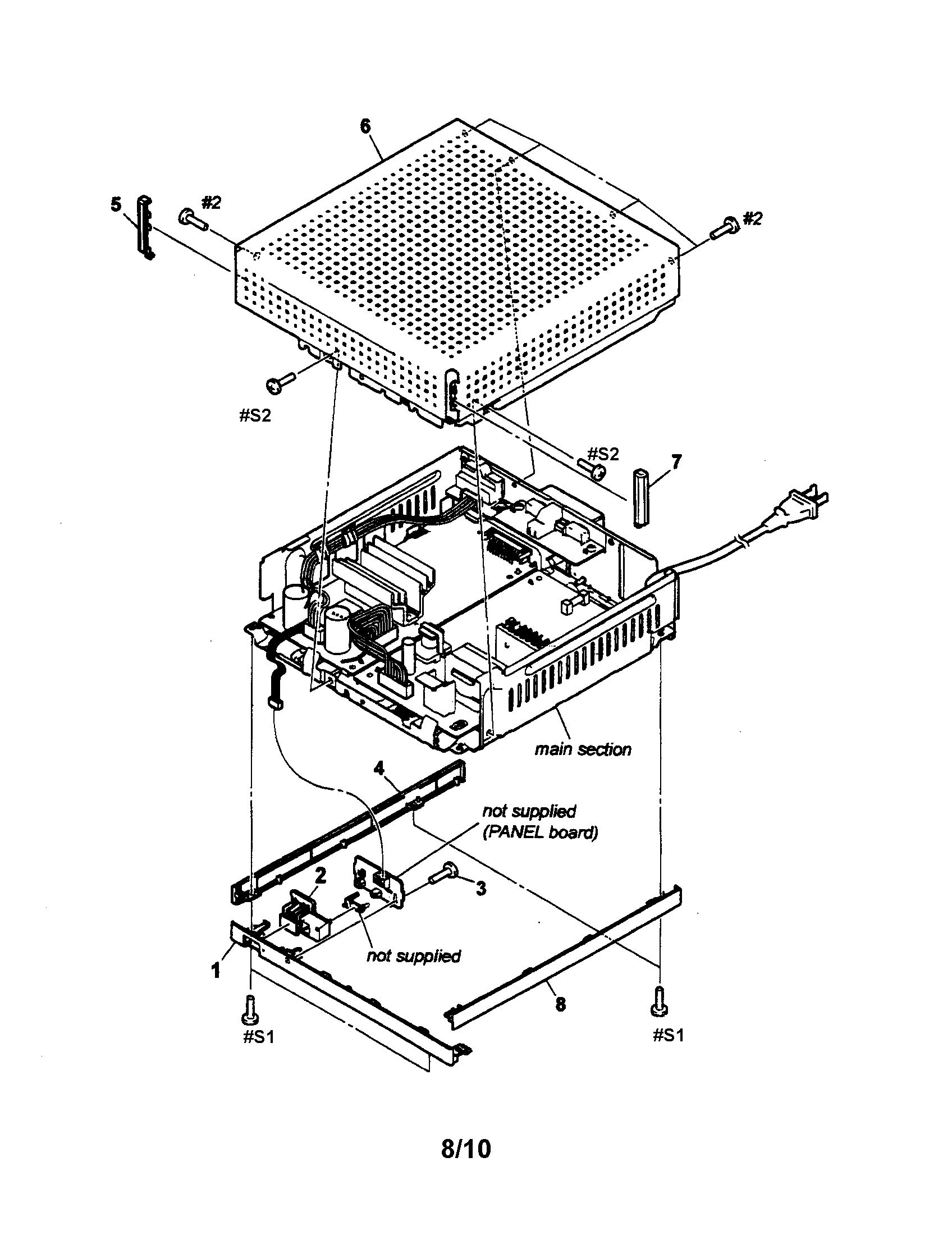 Sony TA-SA200WR case diagram