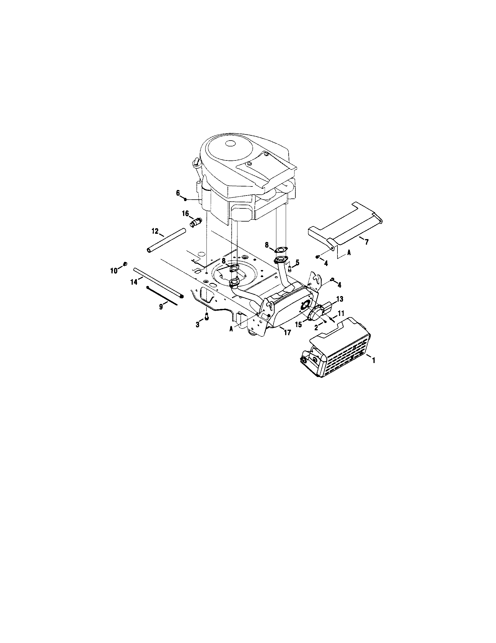 Craftsman 247289800 44m777-0790-b1 engine diagram