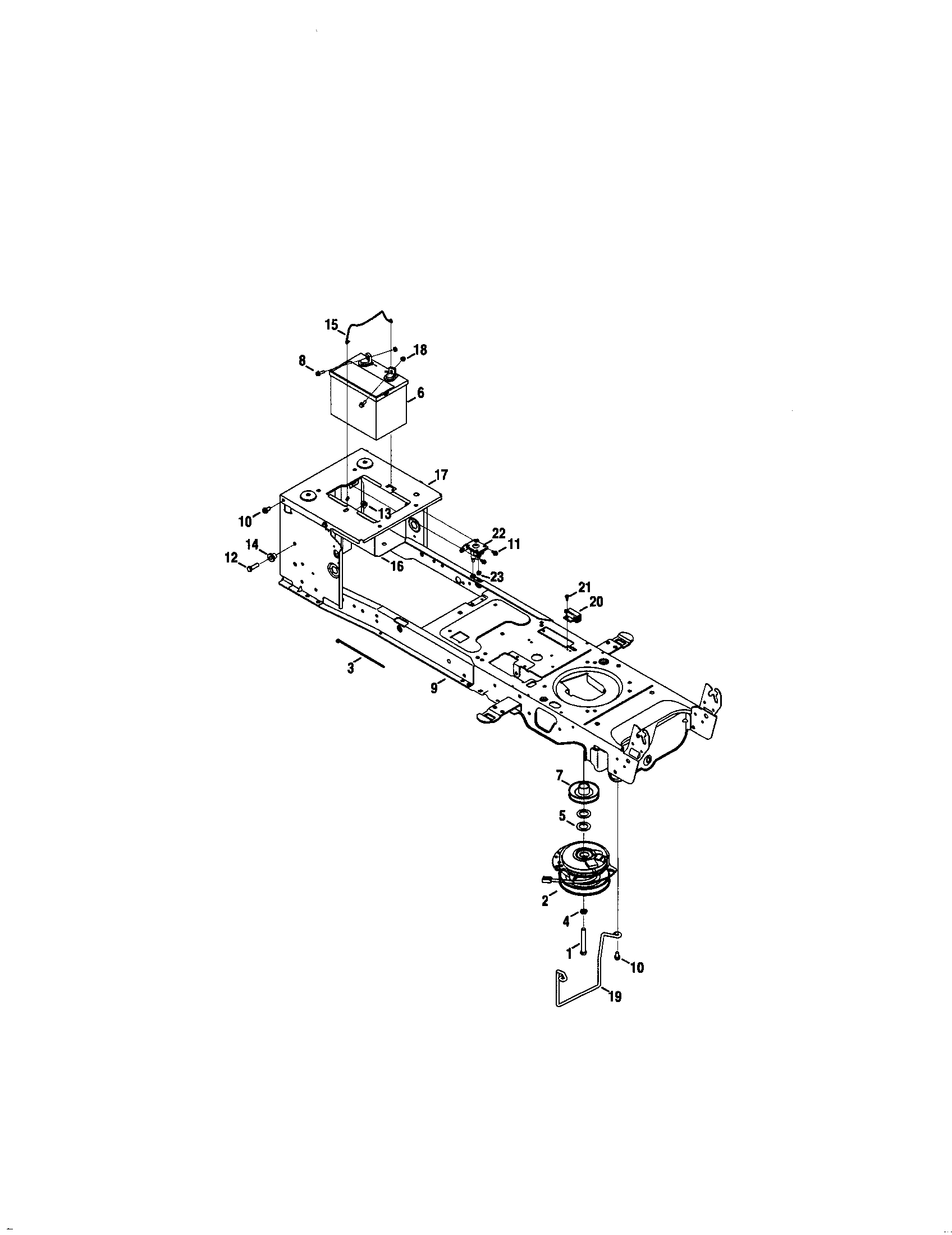 Craftsman 247289810 pto/battery diagram
