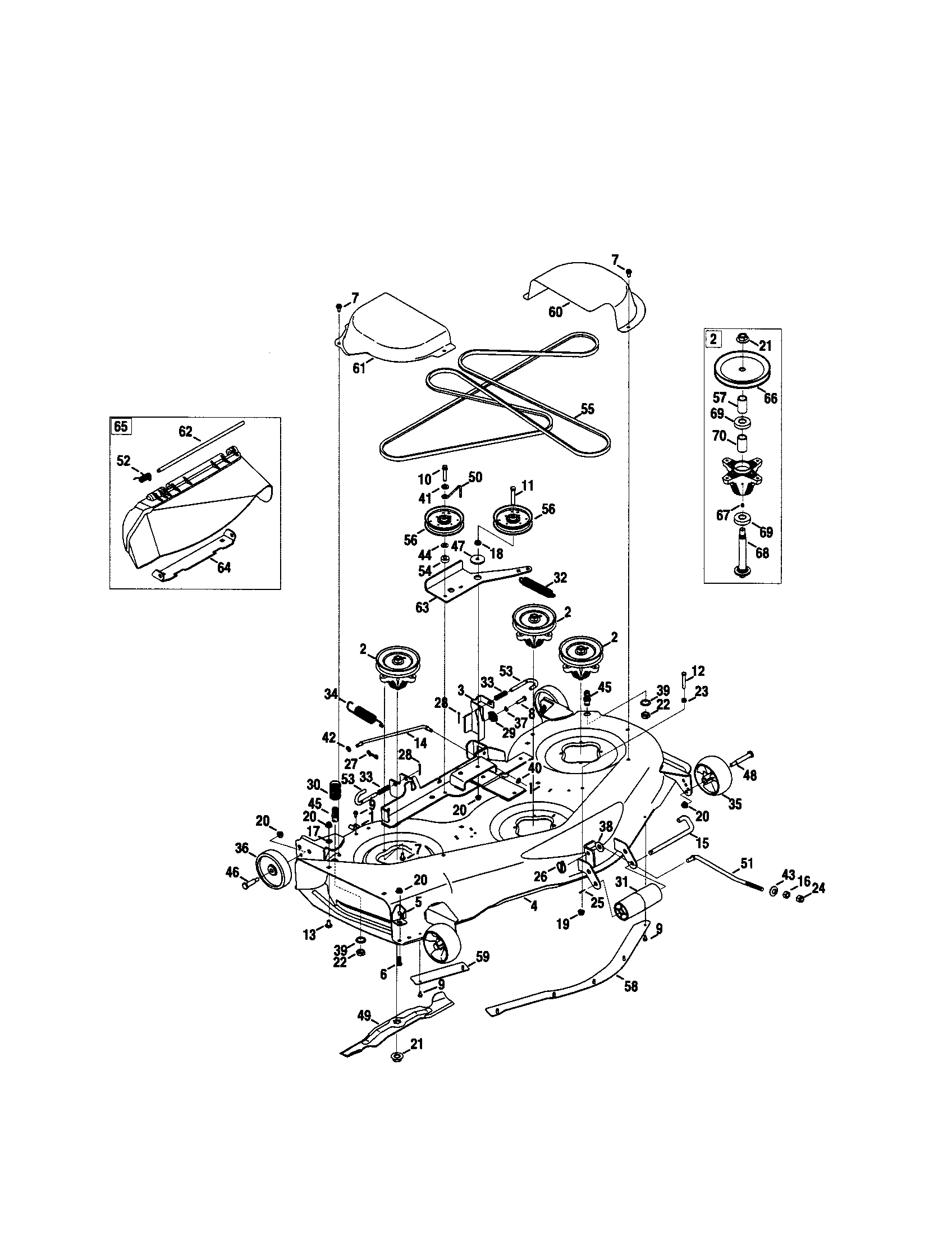 Craftsman 247289810 deck diagram