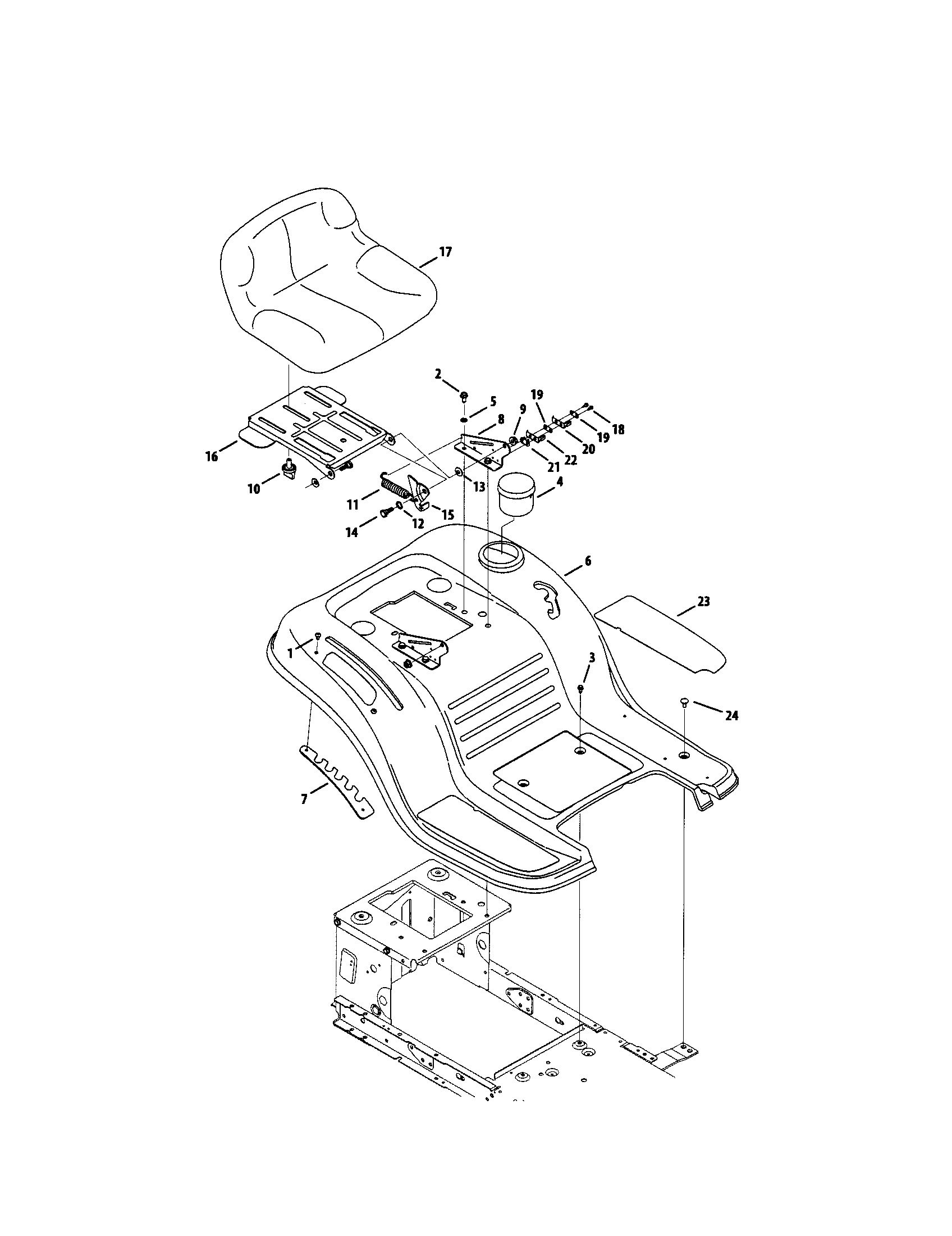 Kmart 01637724-4 seat/fender diagram
