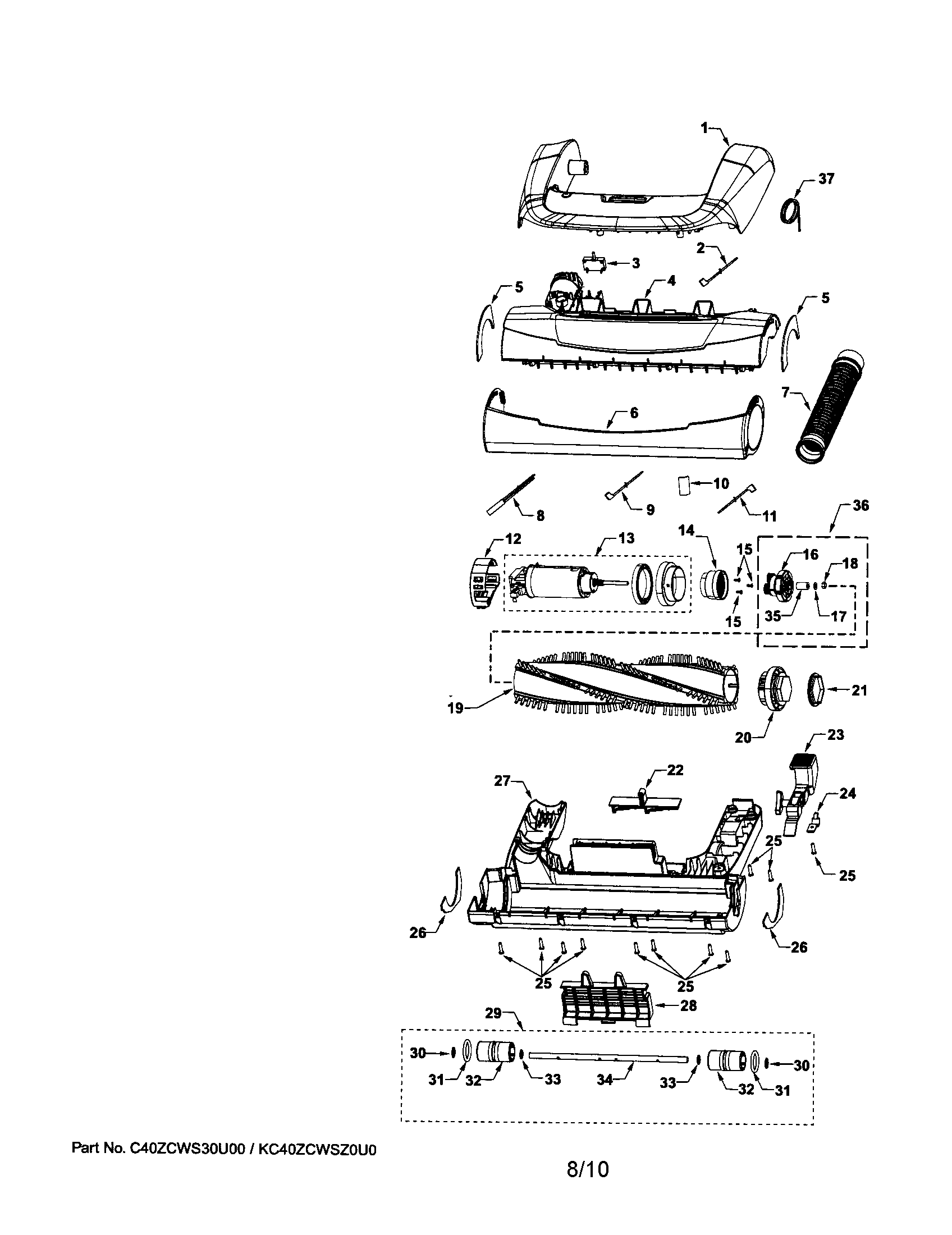 Kenmore 11635922502 nozzle diagram
