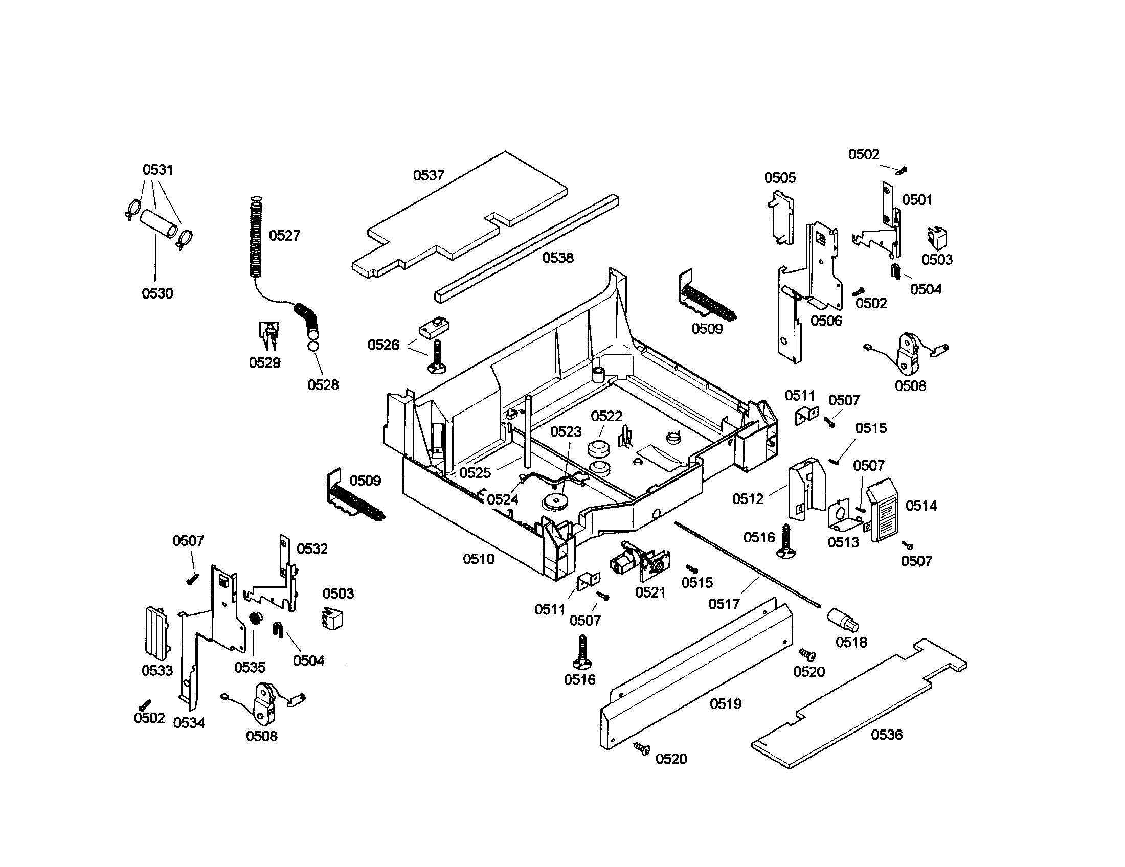 Bosch S35KMK17UC/18 base diagram