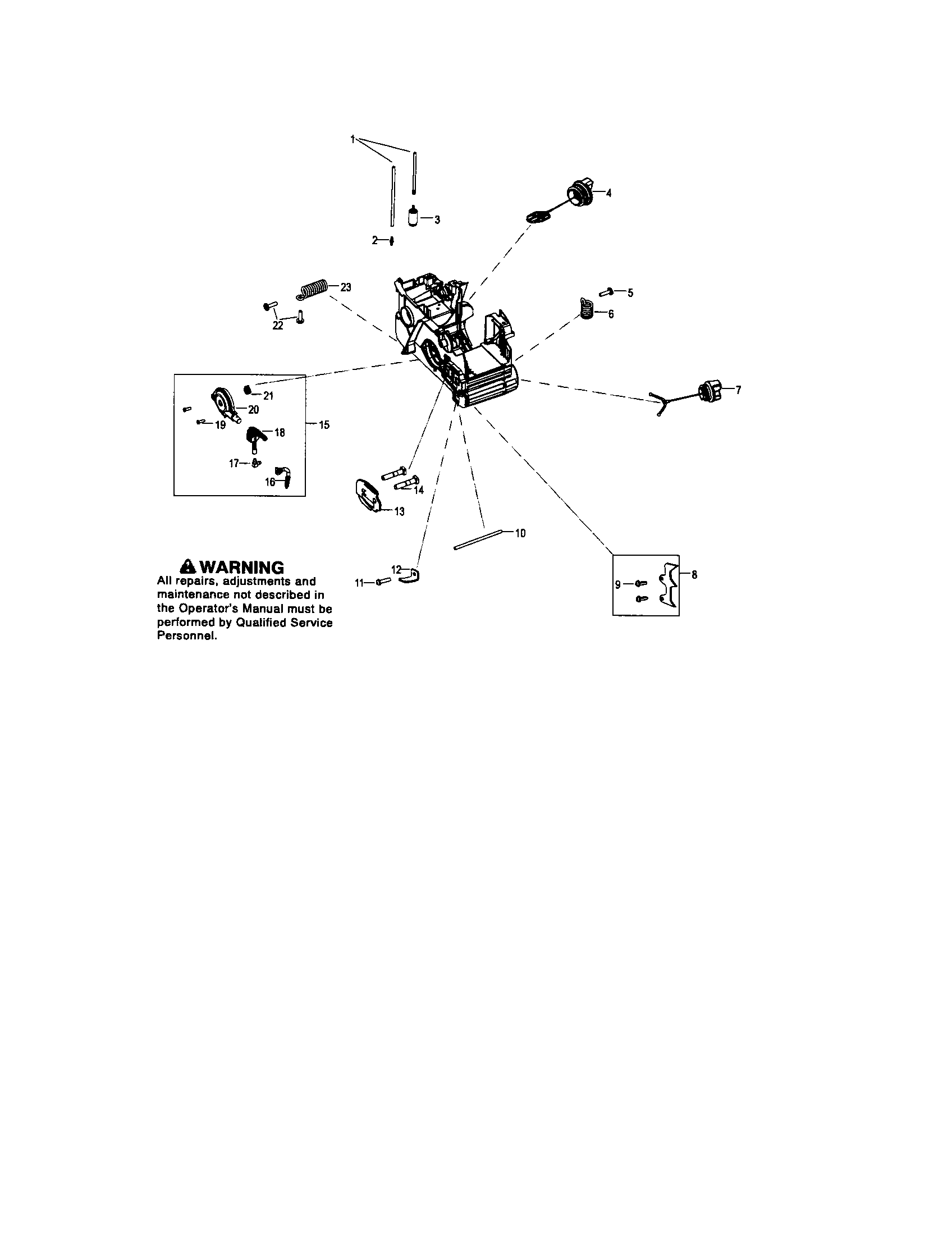 Craftsman 358350980 oil pump diagram