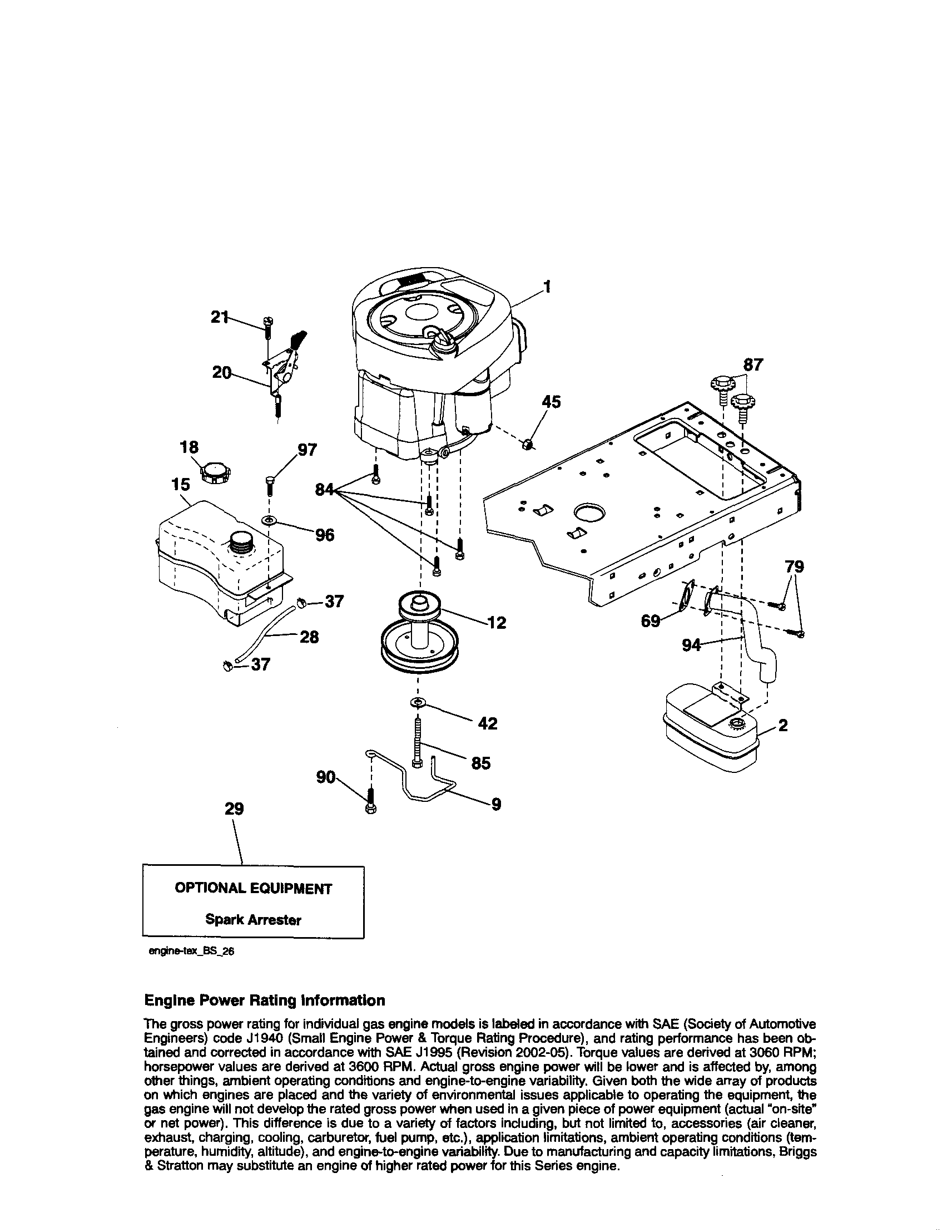 Craftsman 917254770 engine diagram