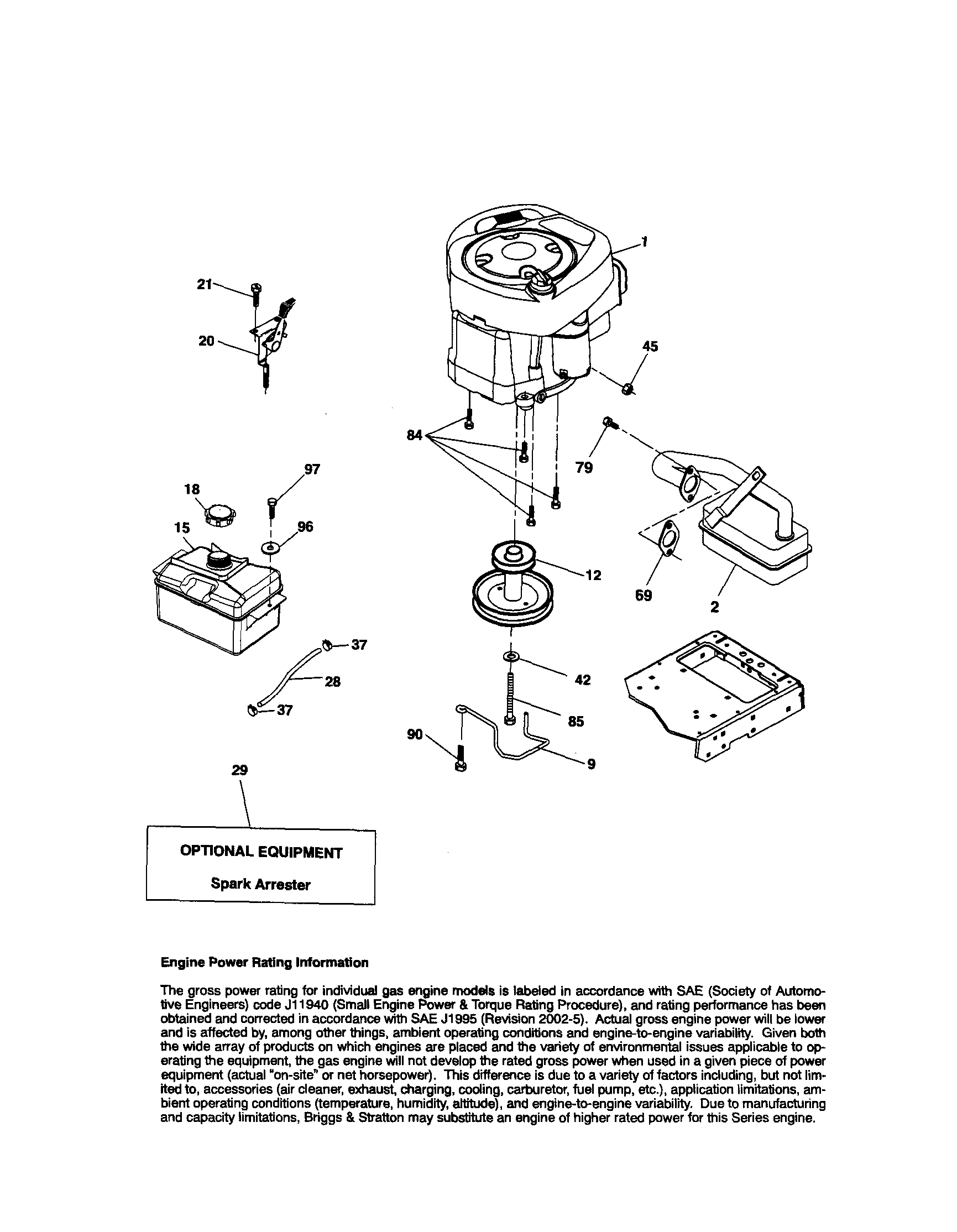 Craftsman 917254800 engine diagram