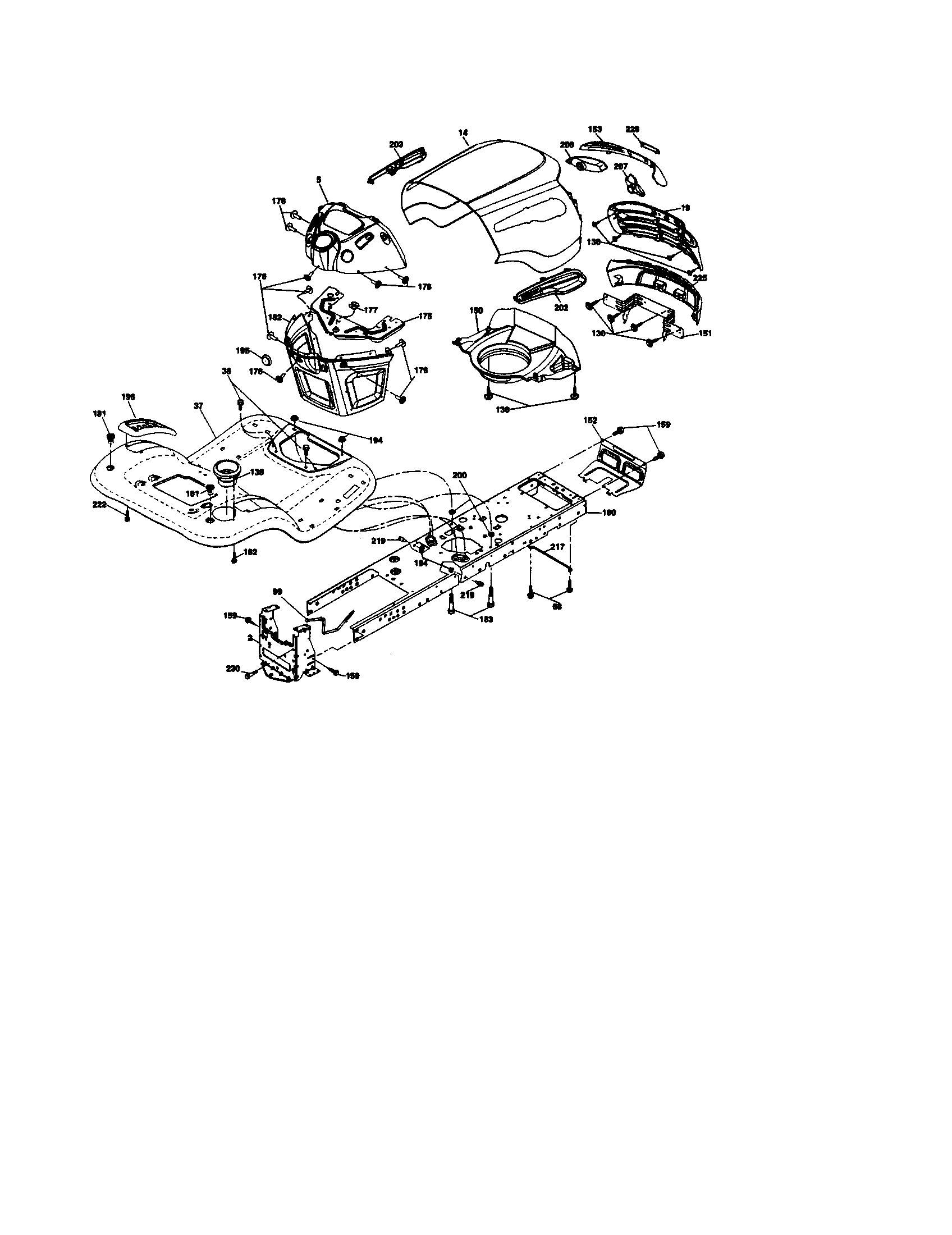 Craftsman 917276180 chassis diagram