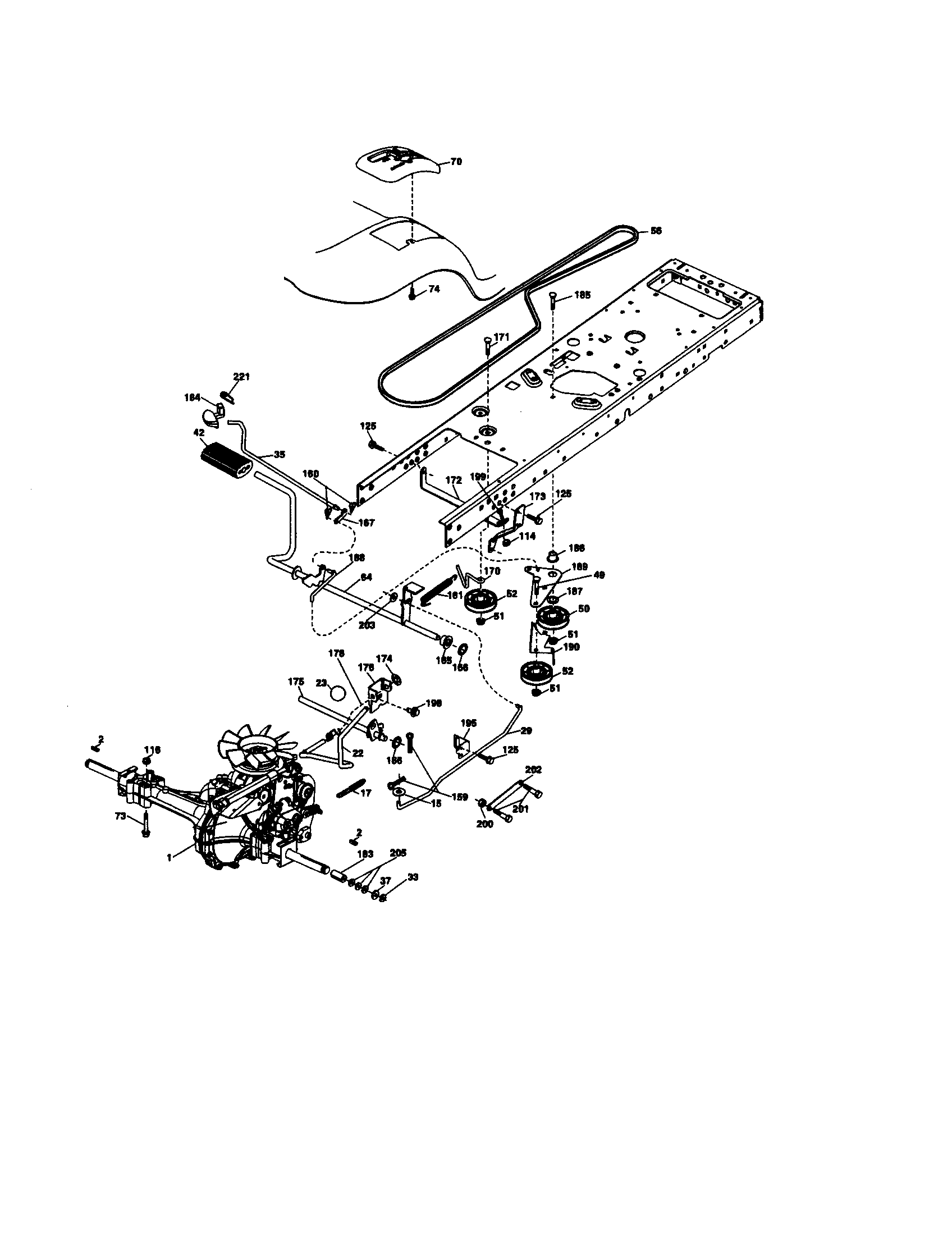 Craftsman 917276180 ground drive diagram