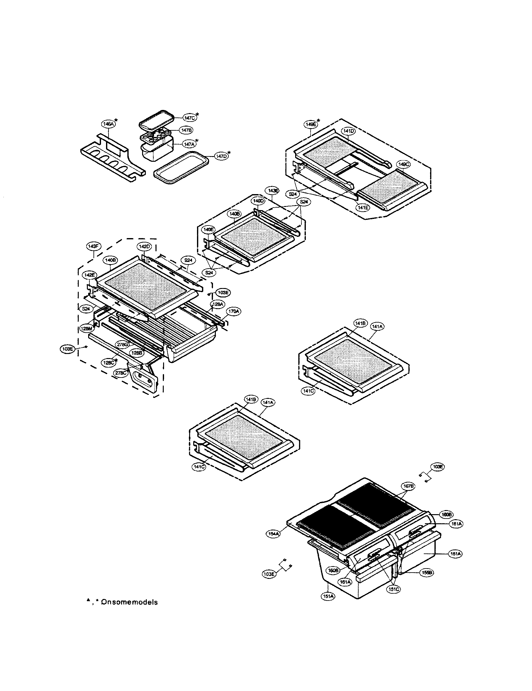 LG LRTN22320WW refrigerator parts diagram