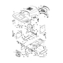 Poulan PXT16542 (96016001900) chassis diagram
