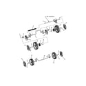 Snapper 7800586 front & rear wheels diagram