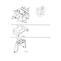Craftsman 917253561 chassis/engine/pulley diagram