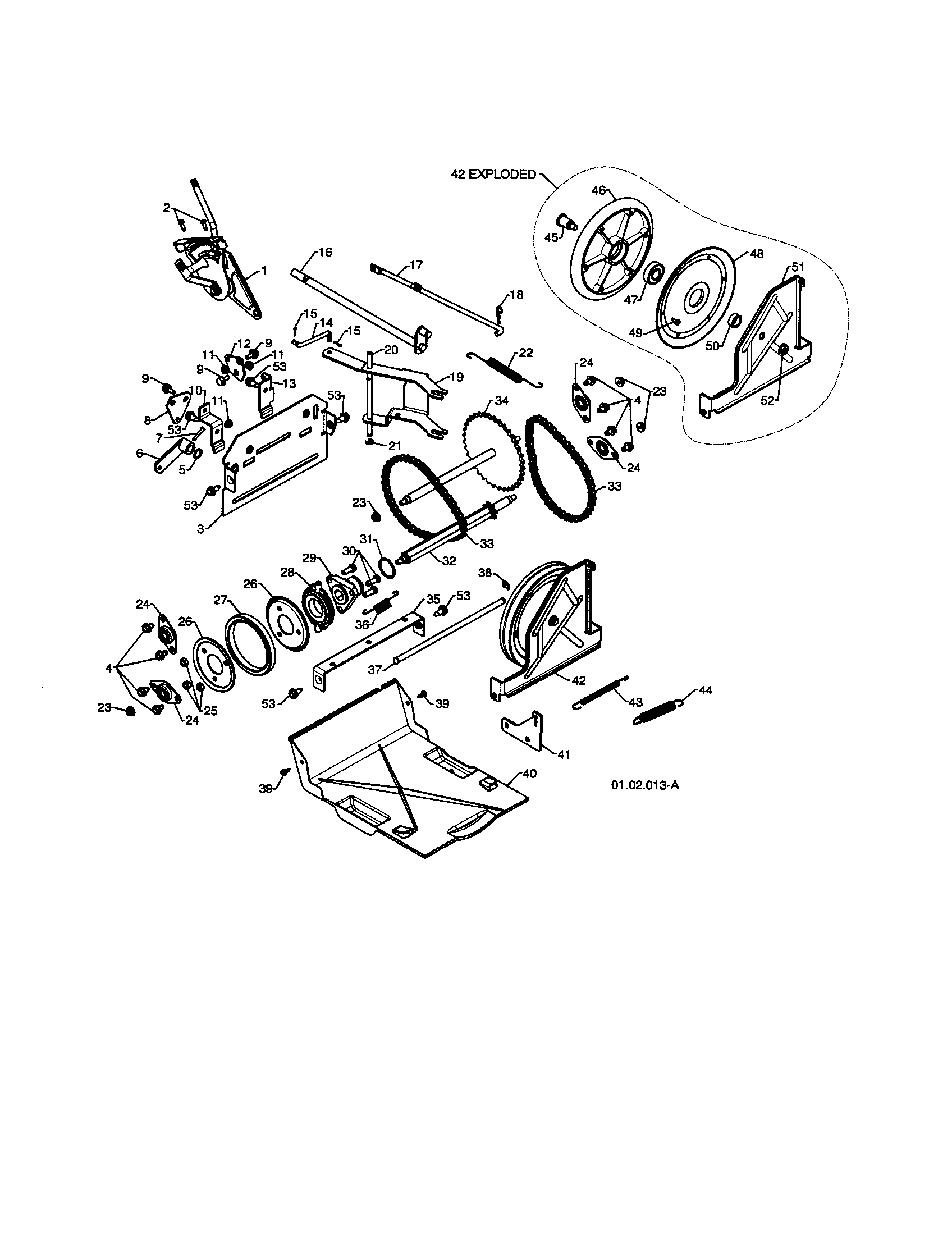 Craftsman 917253572 drive diagram