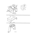 Craftsman 917253572 chassis/engine/pulleys diagram