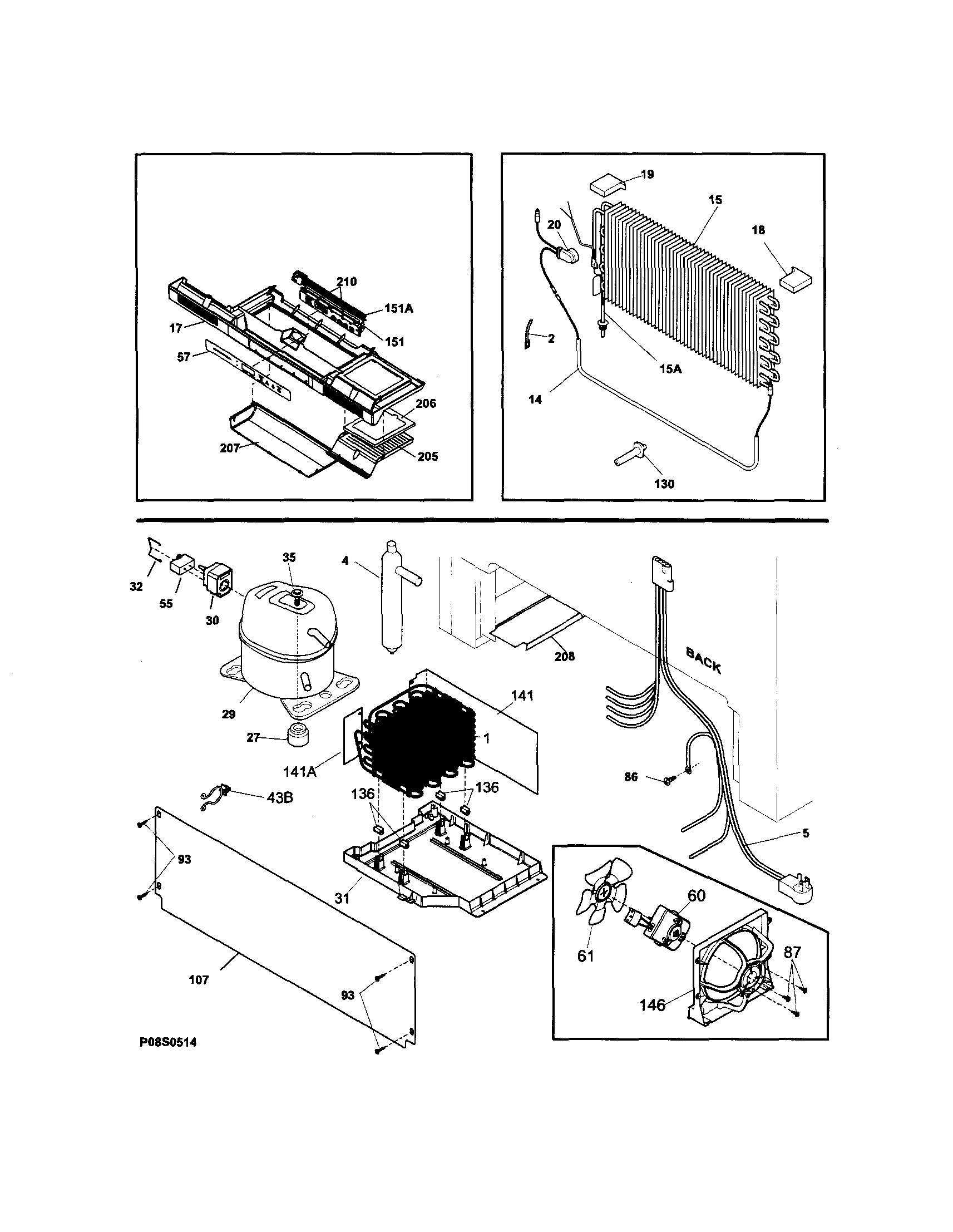 Electrolux EI32AF65JS0 system diagram