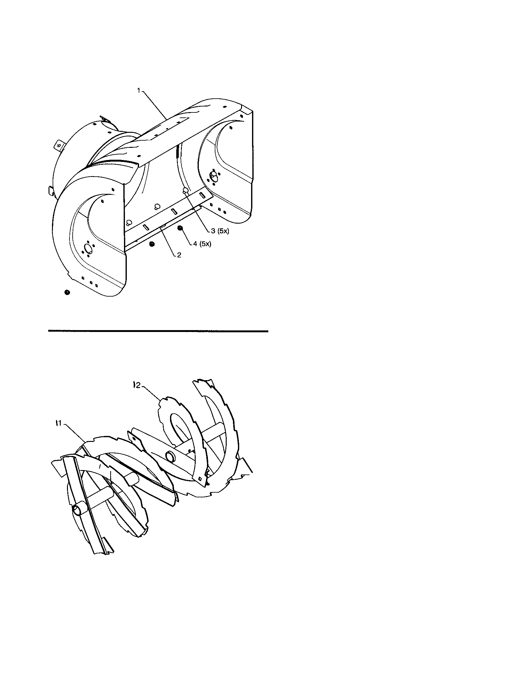Craftsman 917253581 auger & housing diagram