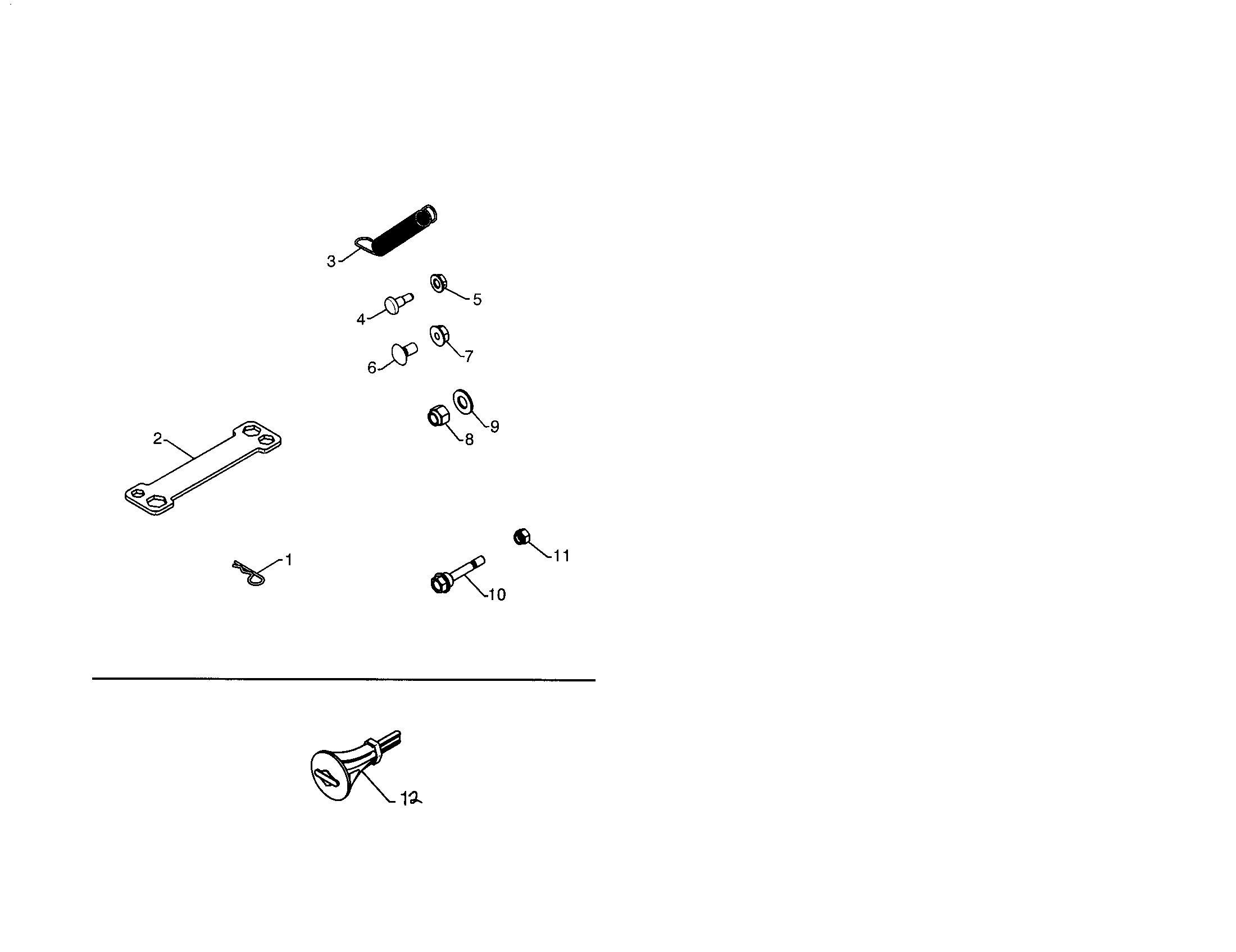 Craftsman 917253581 bag of parts diagram
