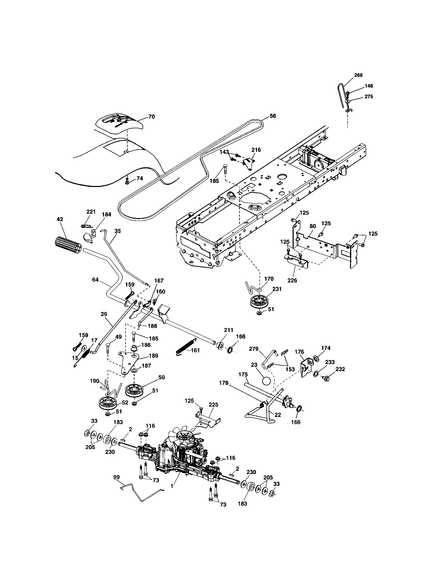 Craftsman 917254031 drive diagram