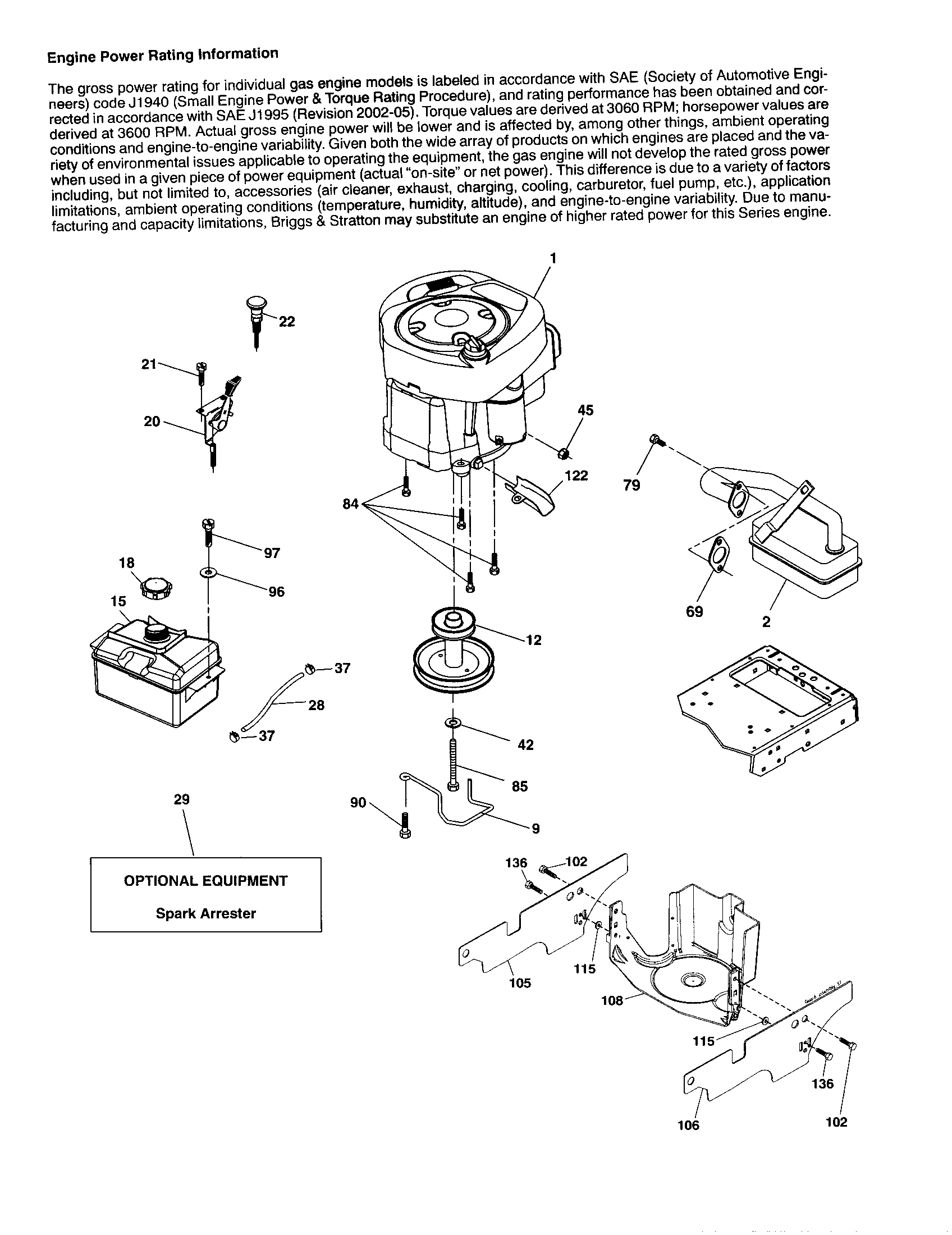 Craftsman 917254031 engine diagram