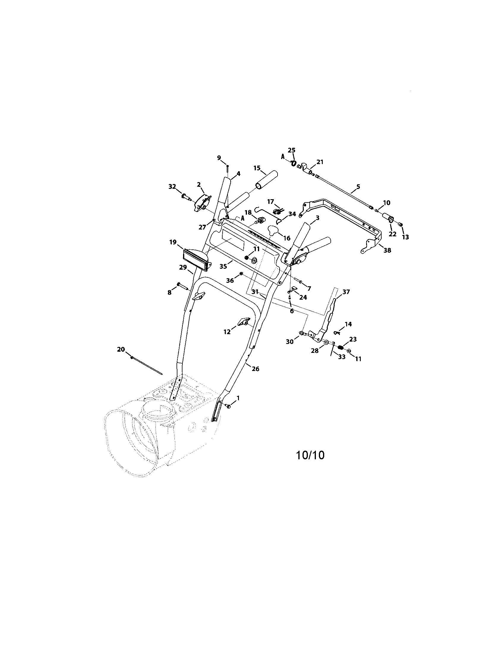 MTD 31AH64EG795 panel diagram