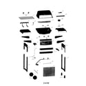 Char-Broil 463611011 gas grill diagram