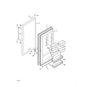 Frigidaire FPUH19D7LF0 door diagram