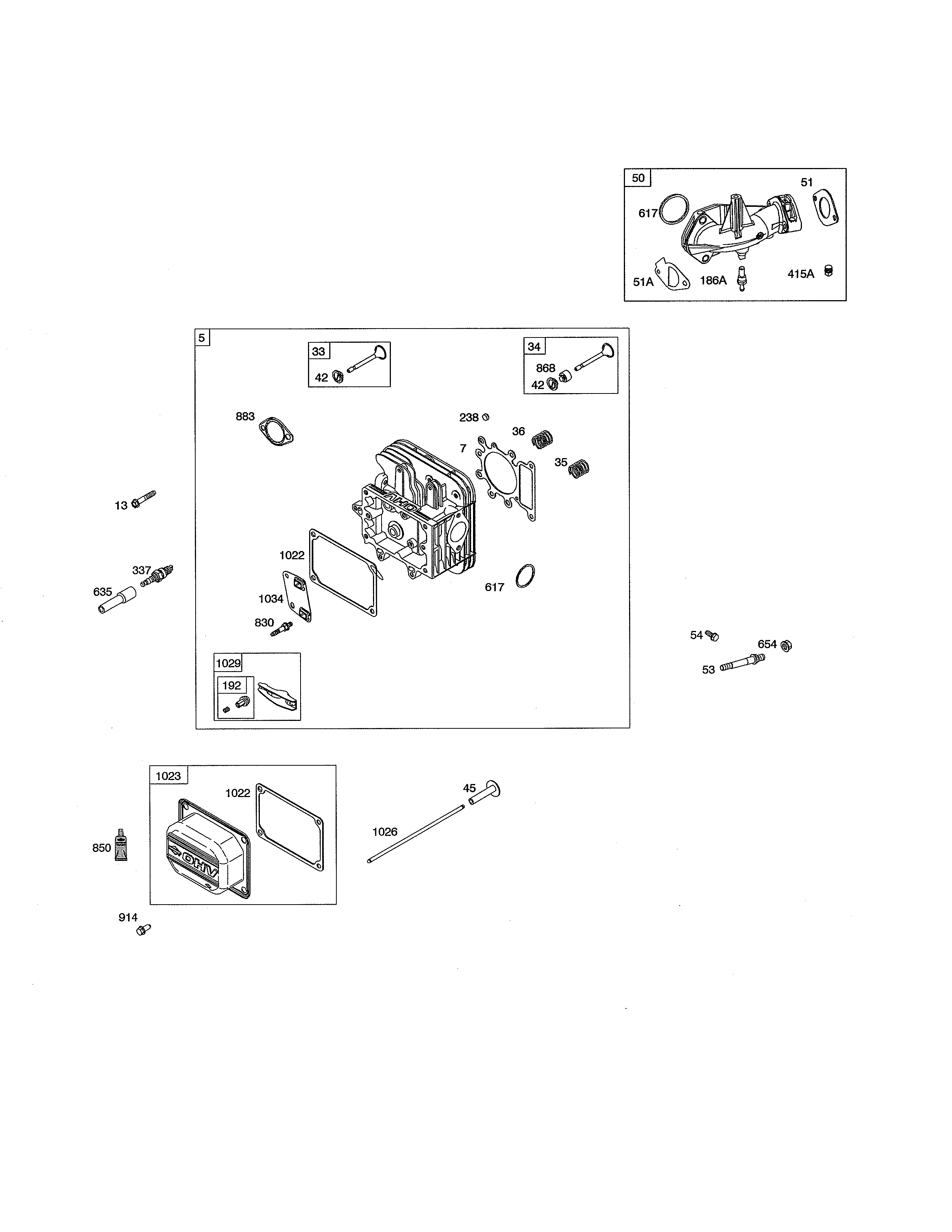 Craftsman 917288510 head-cylinder diagram