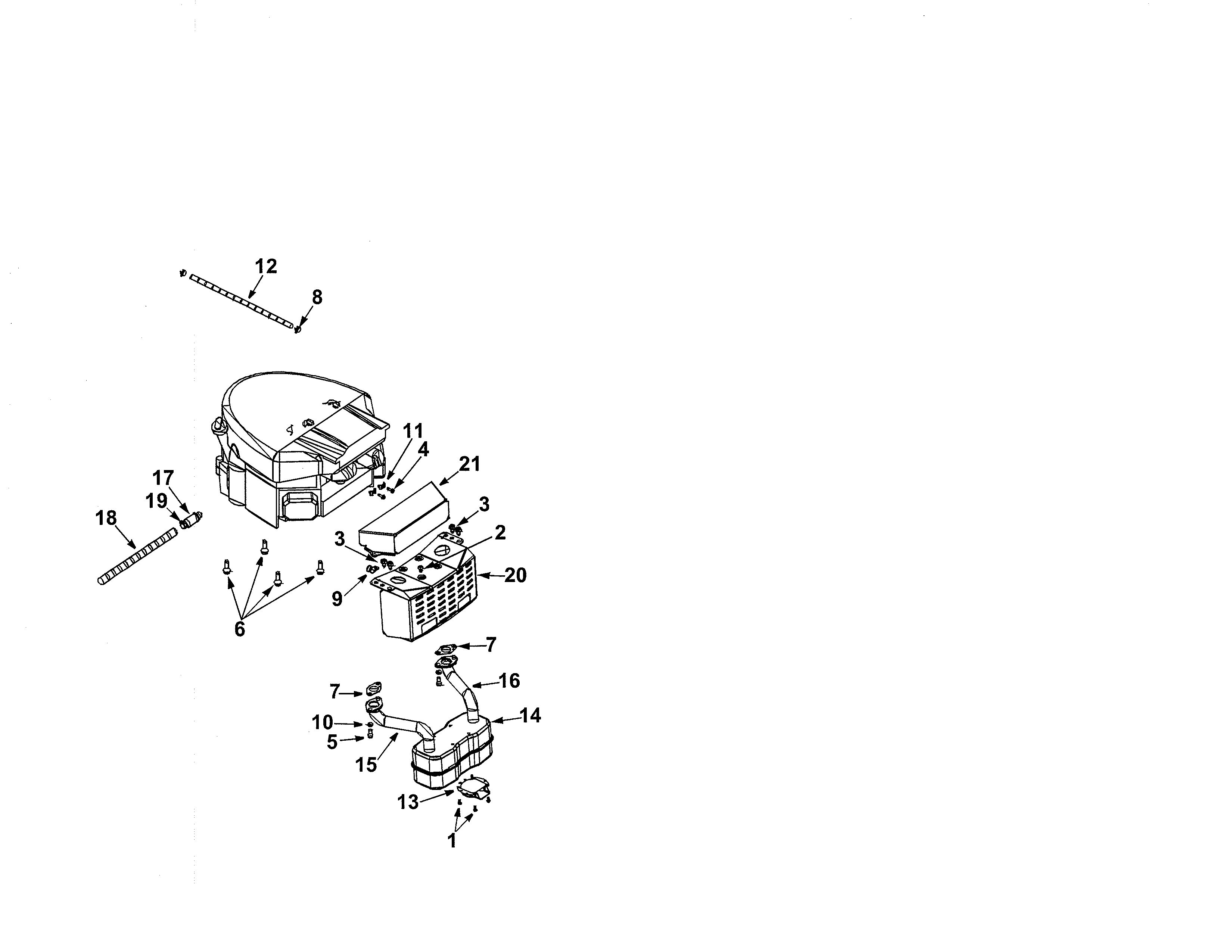 MTD 13A6673G118 intek twin diagram