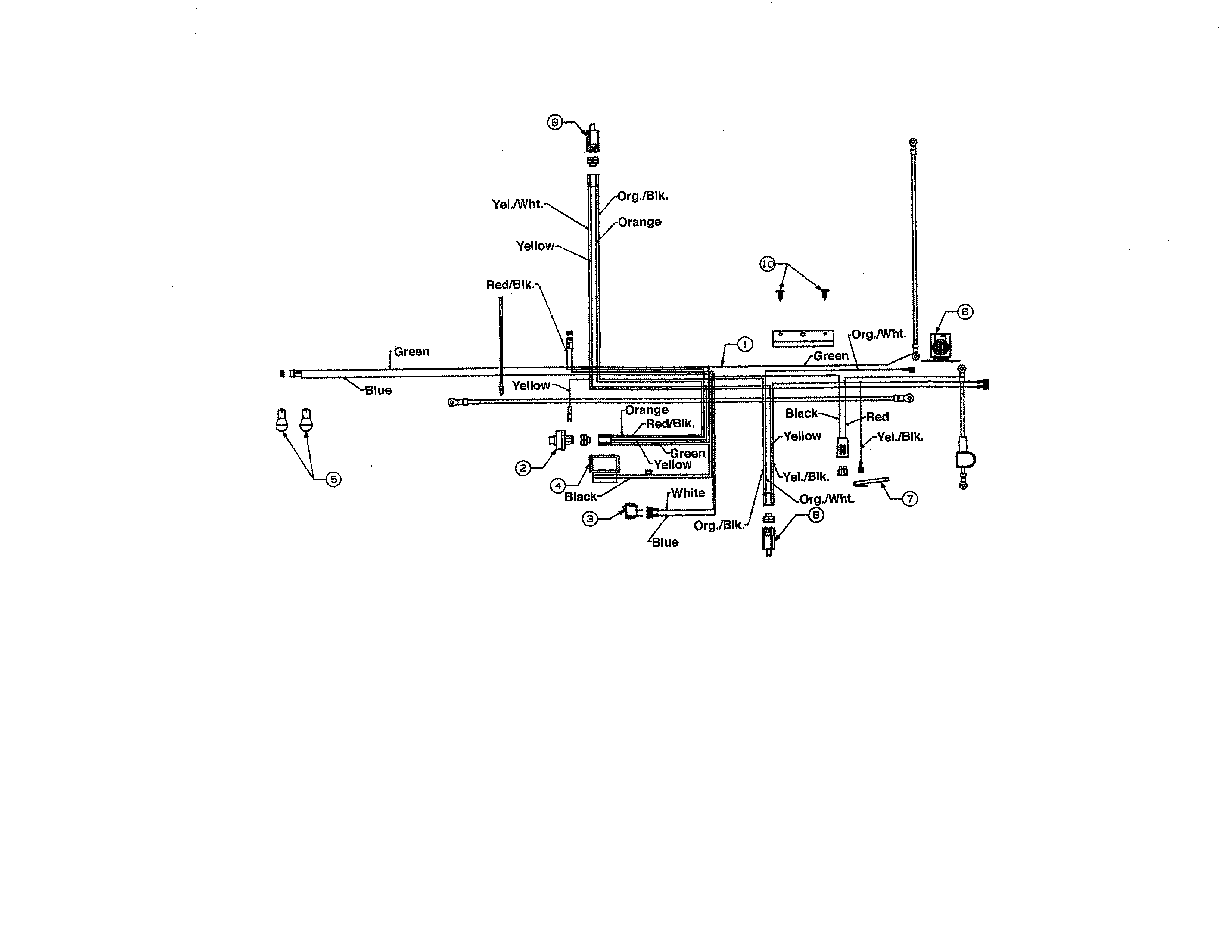 MTD 13A6673G118 wiring diagram-tecumseh diagram