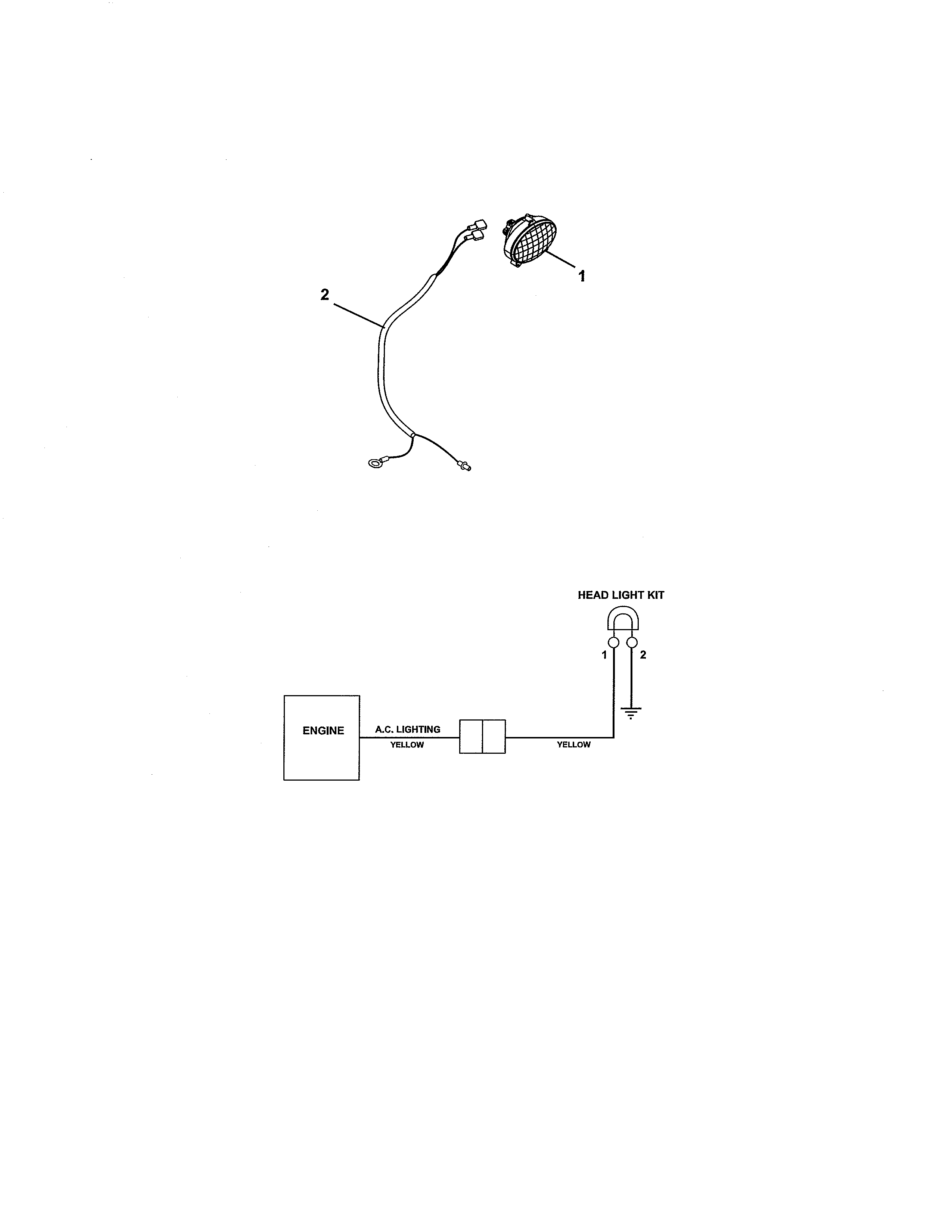 Ariens 93210400 (101-999999) electrical/wiring diagram diagram