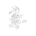 Ariens 91118300 (101-999999) mower pan/bag diagram