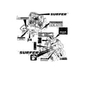 Ariens 99460400 (101-999999) decals diagram