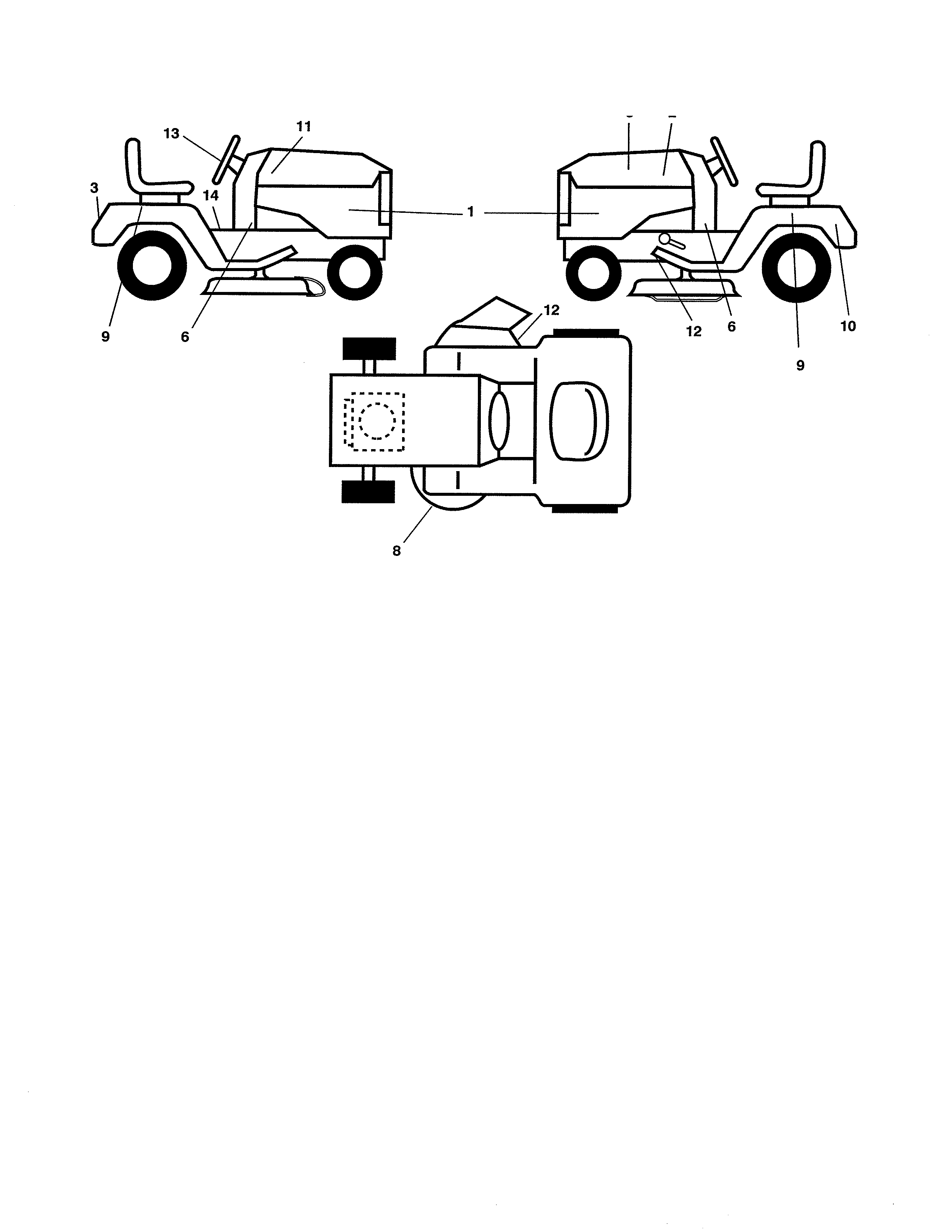 Ariens 93603800 decals diagram